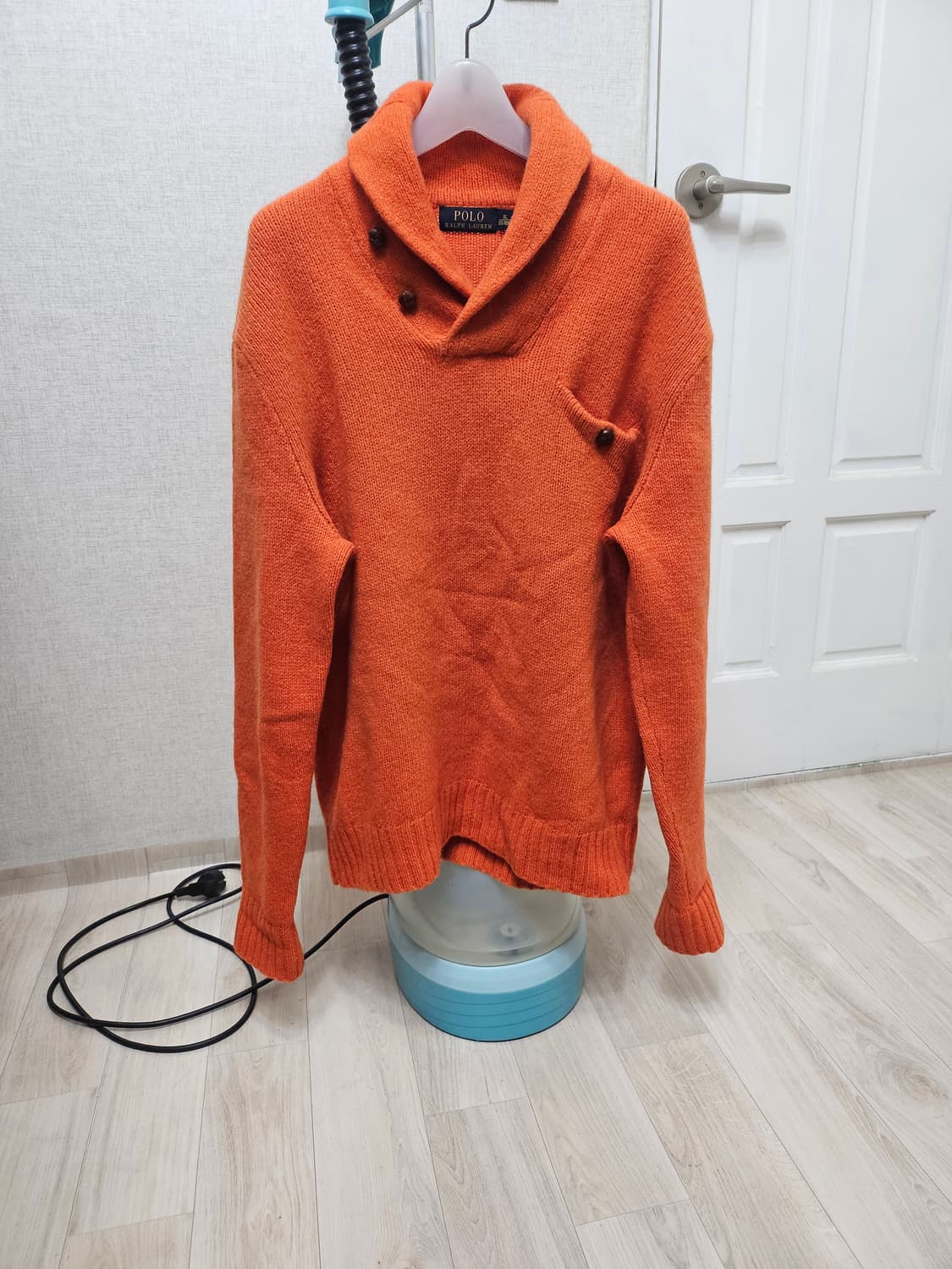 (105~110)XL ☆우주매물☆ 랄프로렌폴로 [오렌지] 숄카라니트 상품이미지1