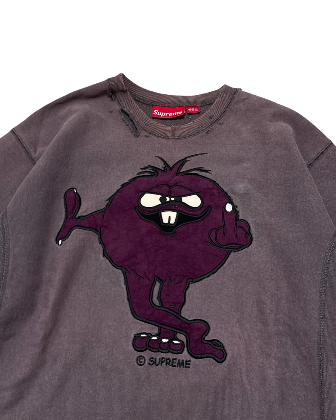 슈프림 02FW 카마초 커스텀 맨투맨 상품이미지4