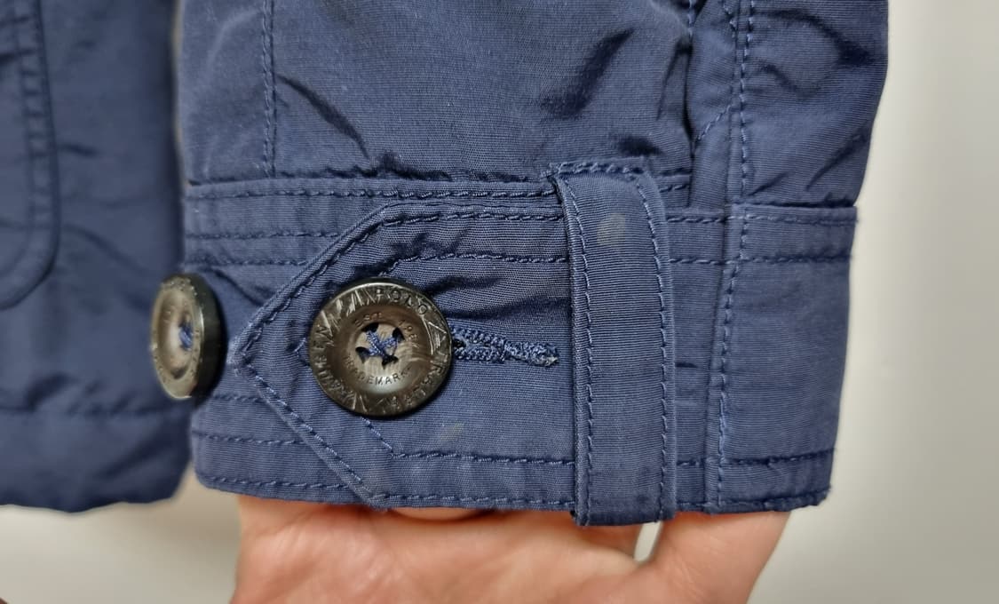 여성 청소년 폴로 랄프로렌 네이비 우븐 후드 자켓 안감 다이아몬드 퀼팅 상품이미지3