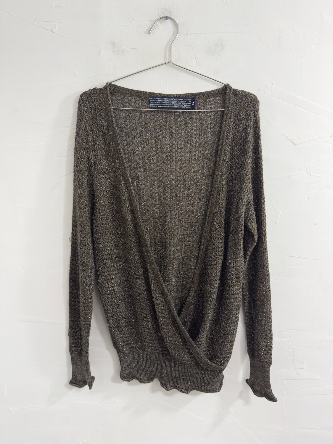 asknowas wrap net knit 상품이미지1