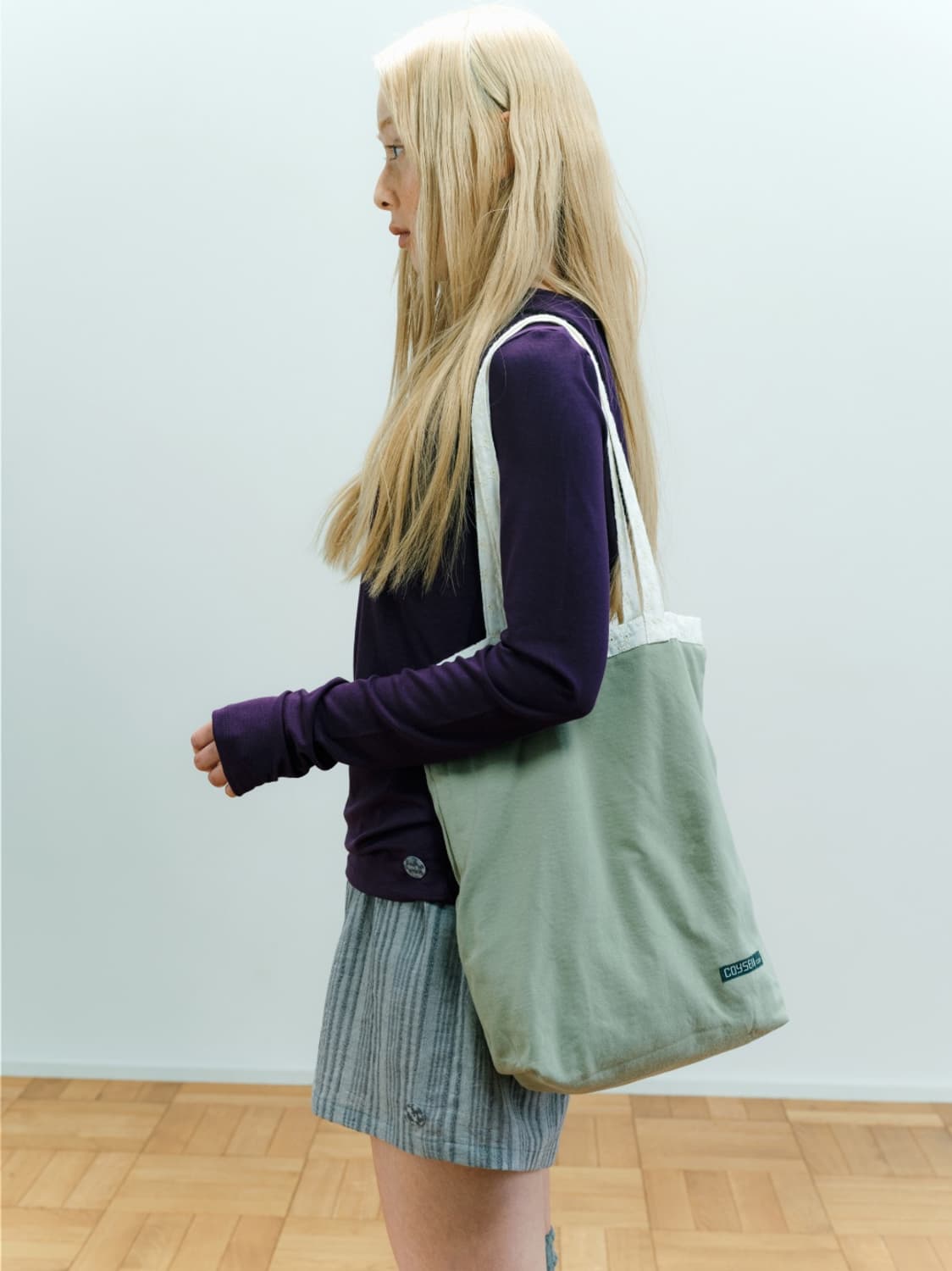 [새상품] 038 SLIM HOODIE LONG SLEEVES PURPL 상품이미지3