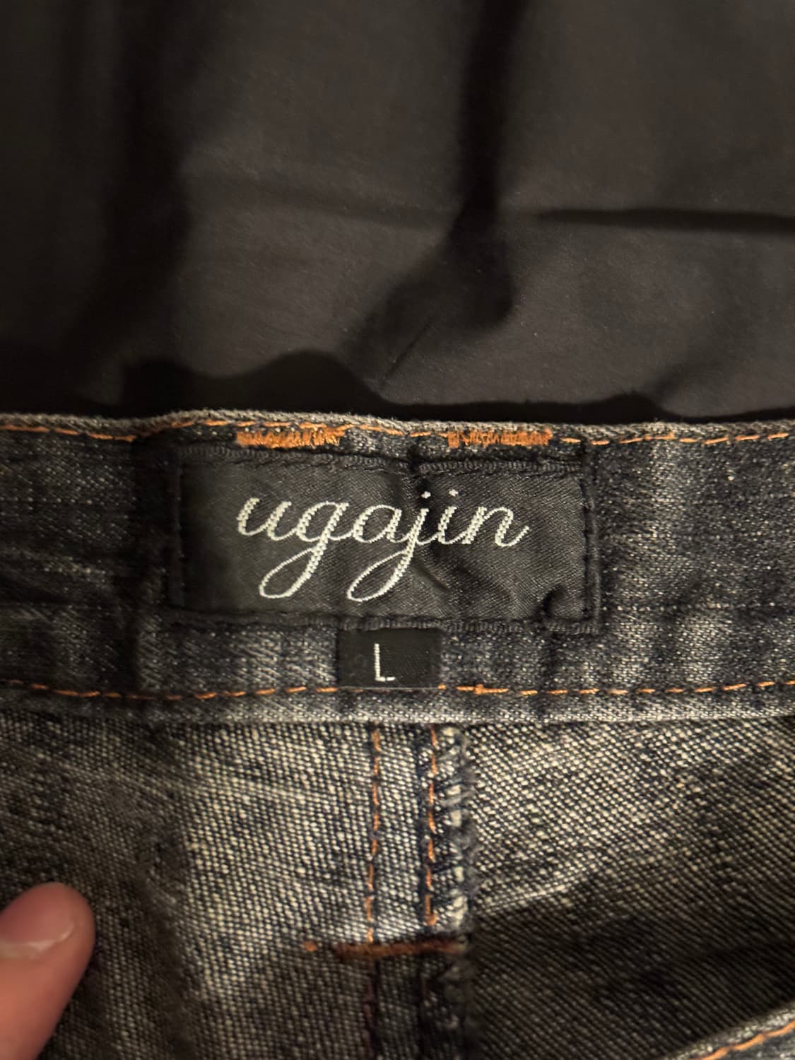 UGAJIN 플레어핏 워싱 데님 팬츠 상품이미지5