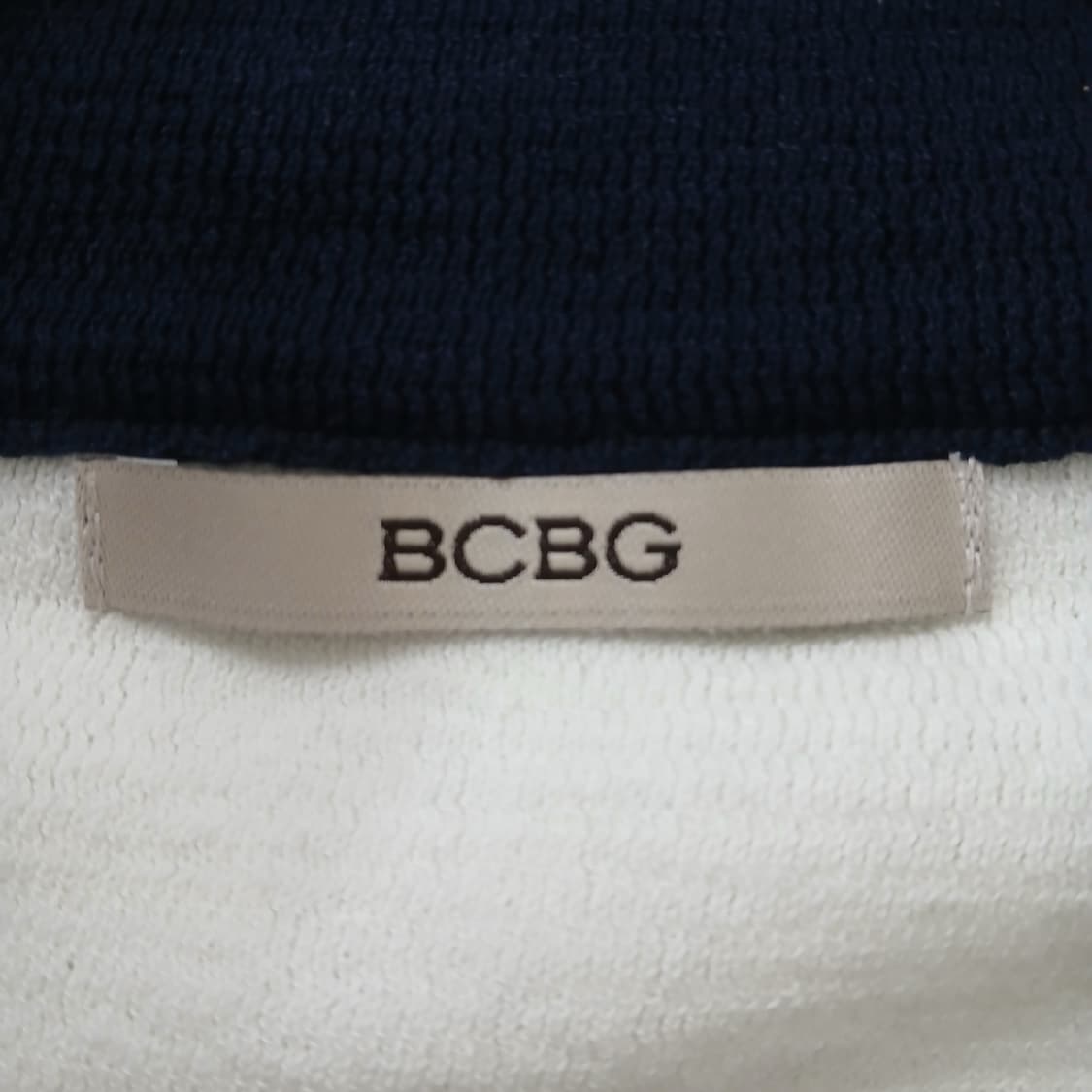 BCBG 화이트 니트 집업 가디건 상품이미지8