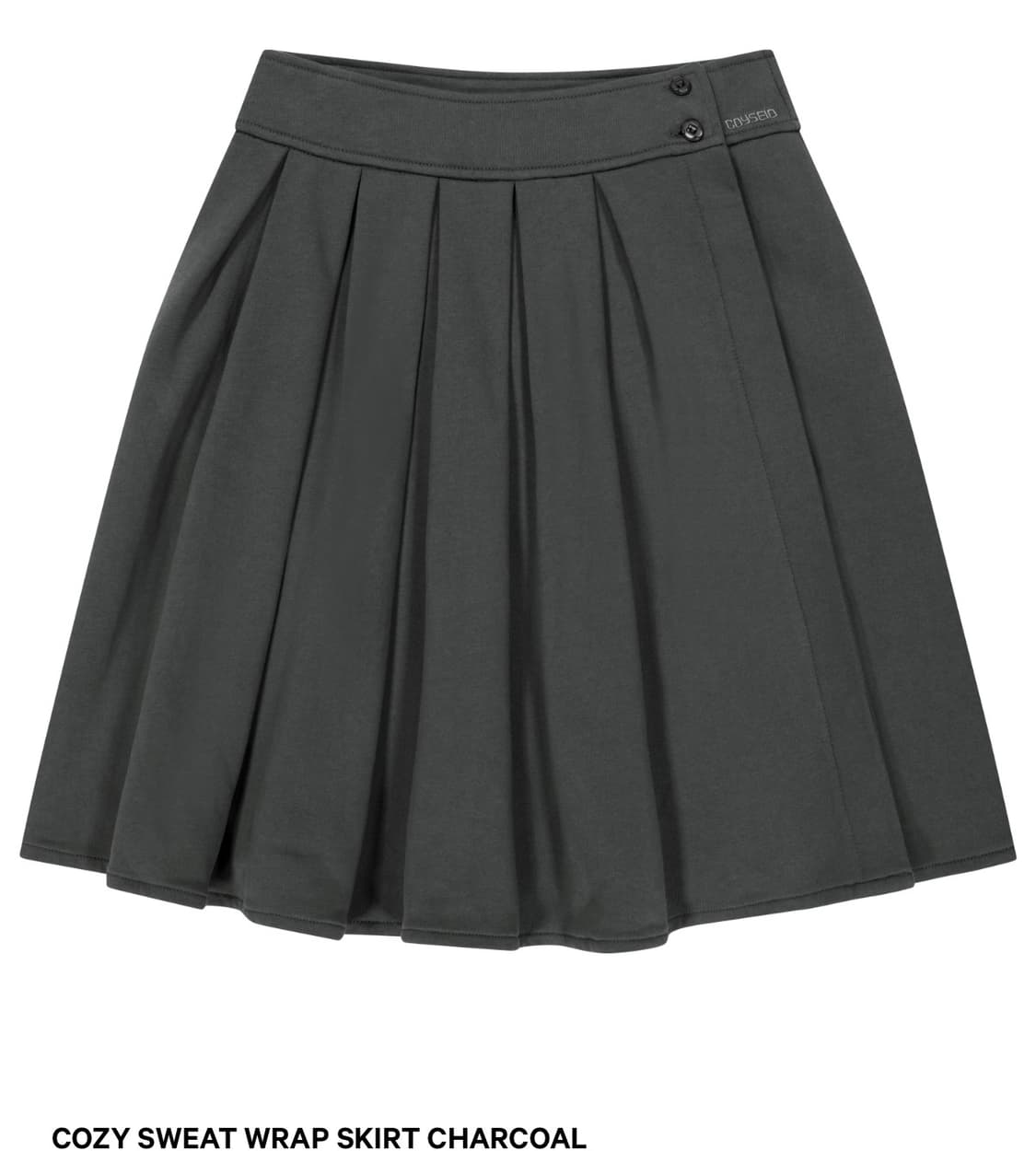 코이세이오 랩스커트 차콜 2사이즈 상품이미지1