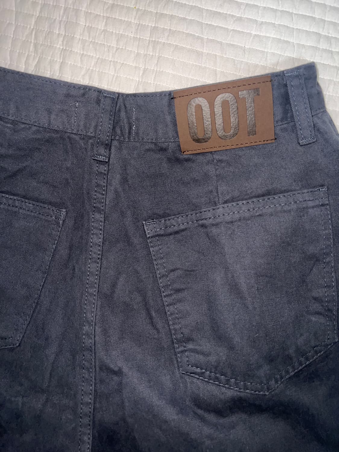 oot 피치 기모 와이드팬츠 상품이미지1