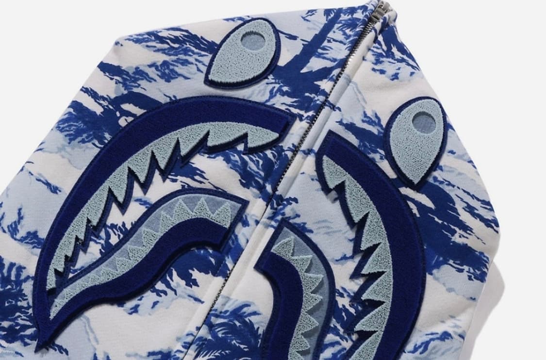 베이프 샤크 후드집업 상품이미지2