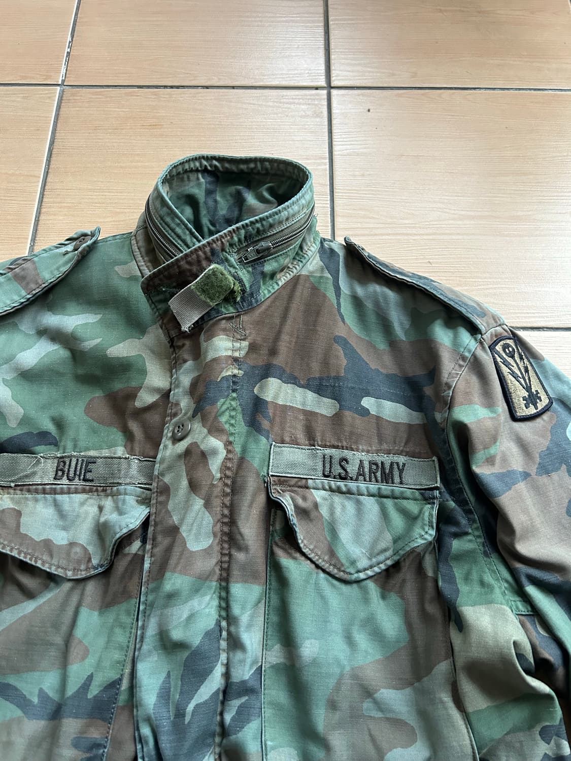 80‘s M65필드자켓 (카모)  상품이미지4