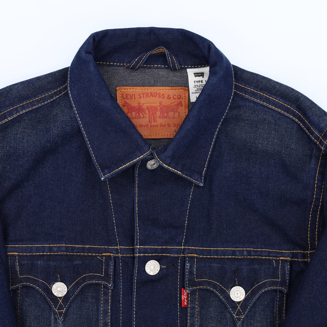 [L] 리바이스 Type1 아이코닉 웨스턴 트러커 데님 청자켓 N6936 상품이미지4
