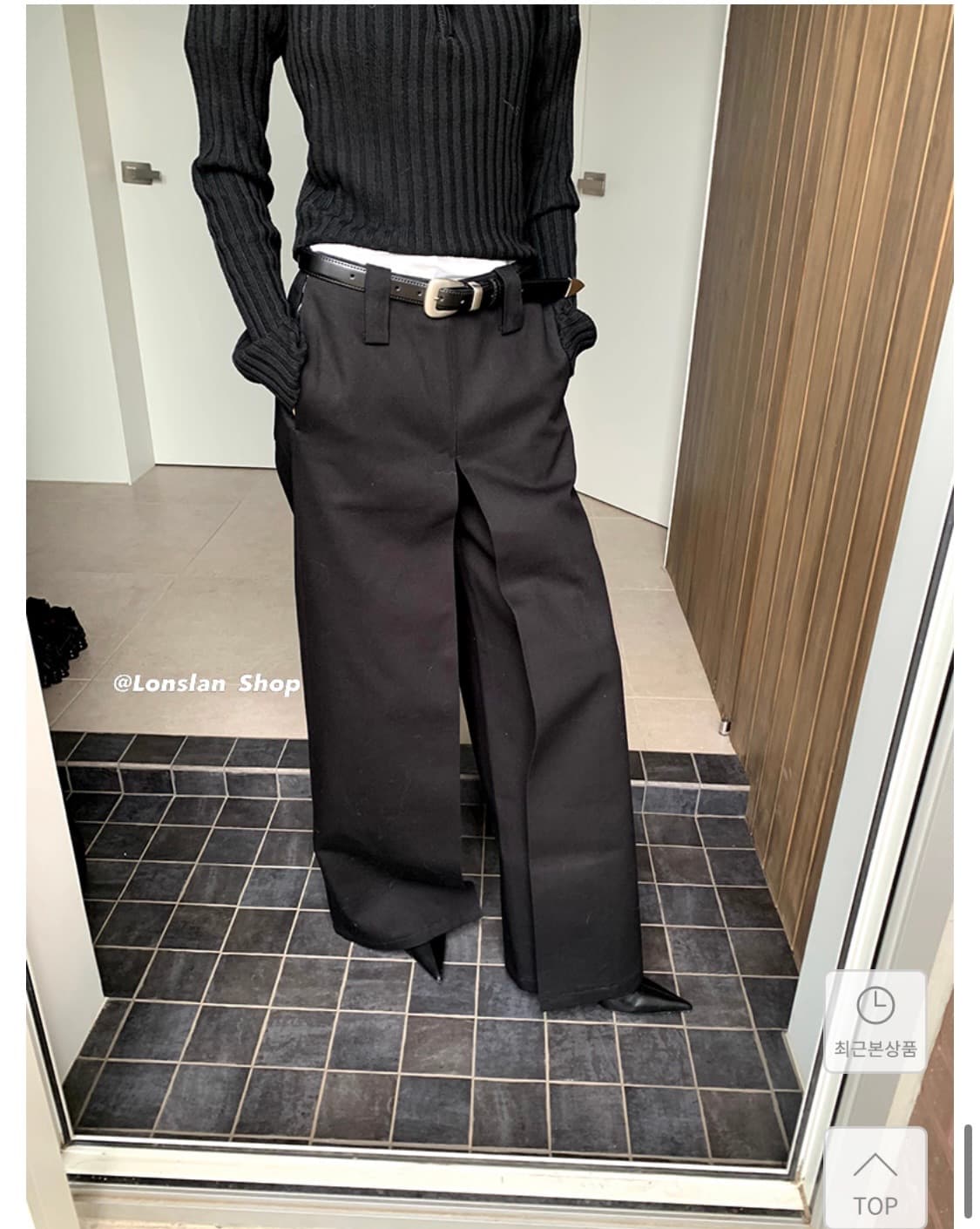 lonslan 와이드 팬츠 m 상품이미지1