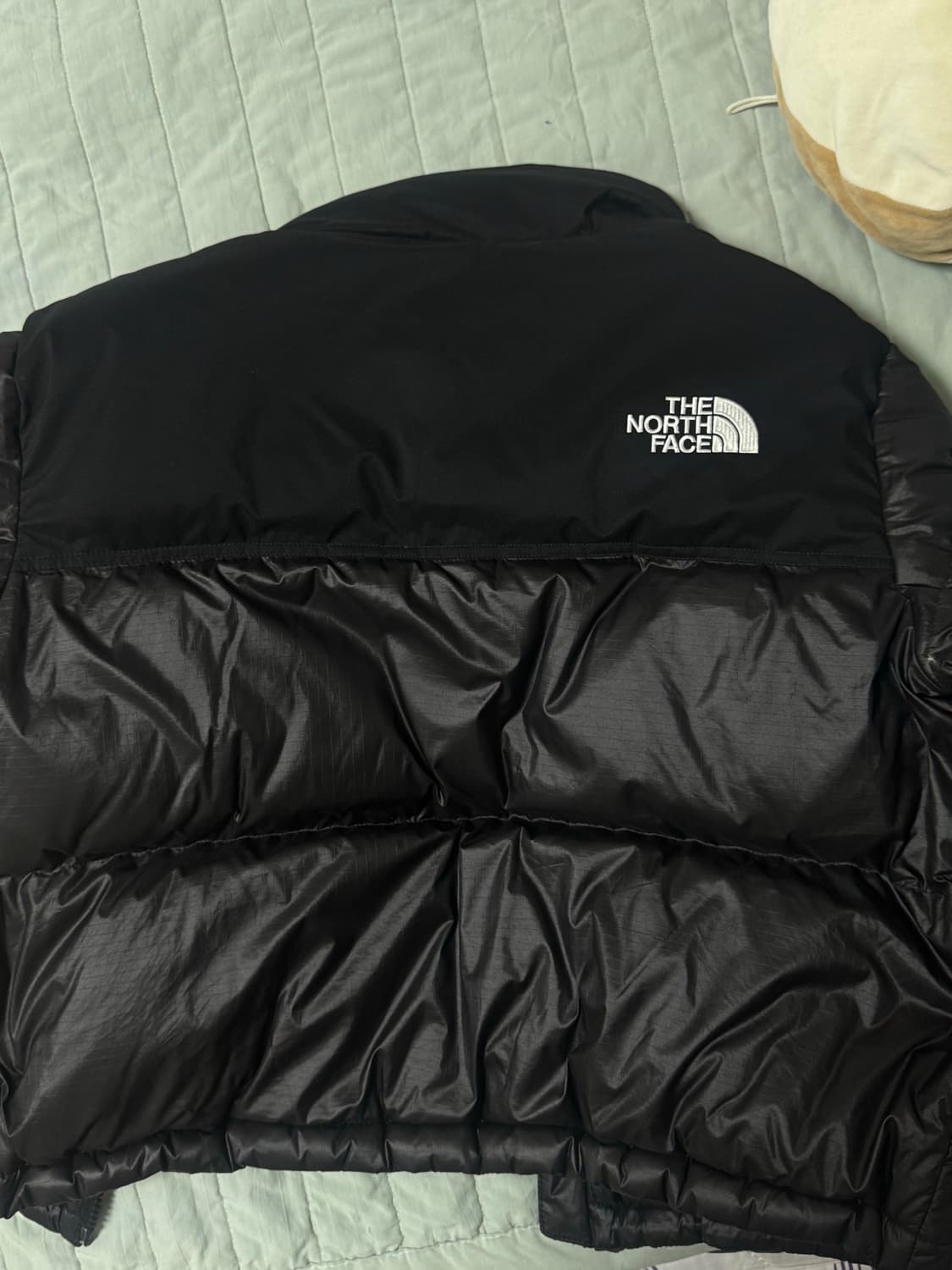 노스페이스 패딩 s 화이트라벨 블랙 상품이미지2