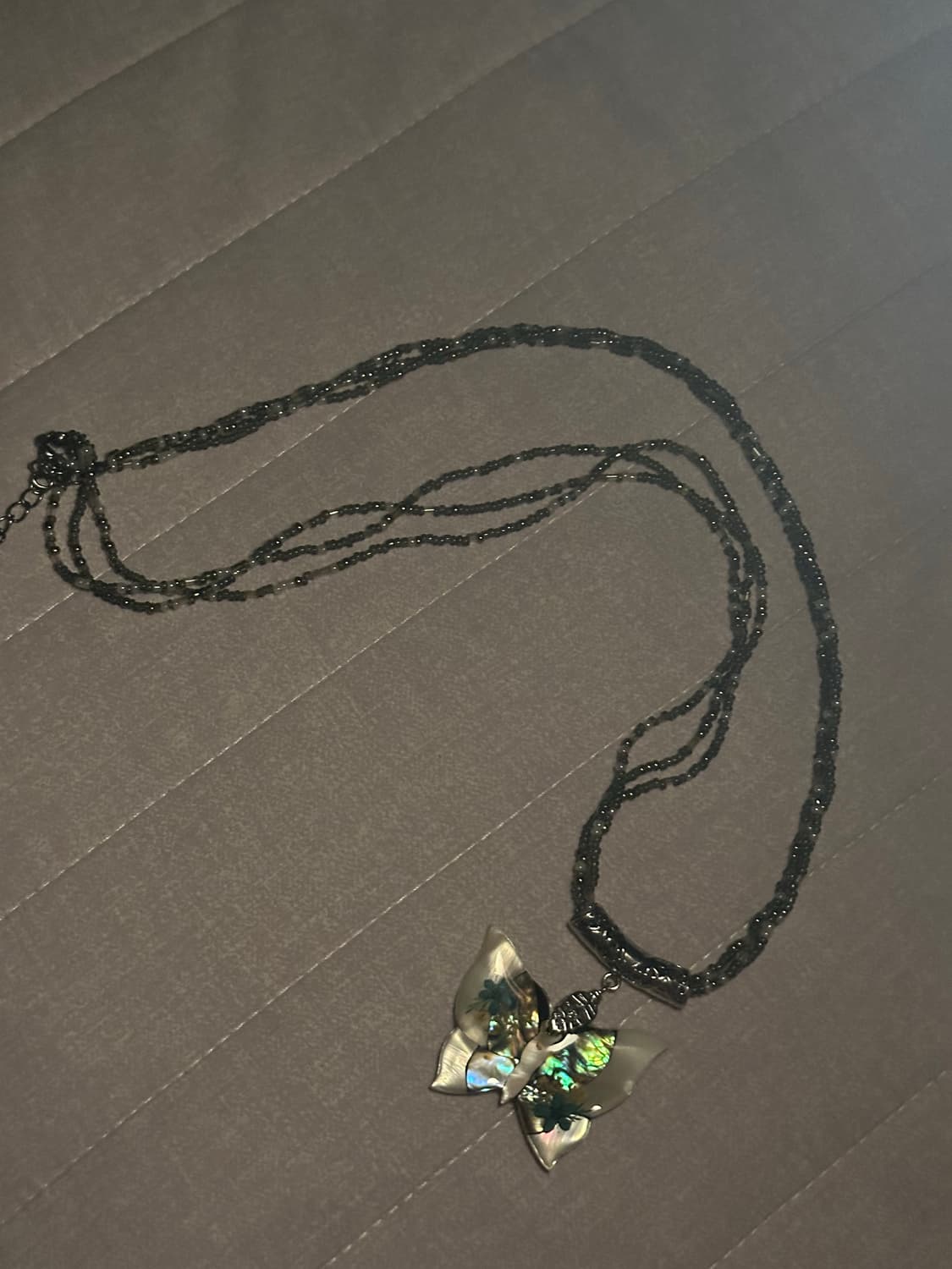 오리엔탈 빈티지 칠보 나비 목걸이 상품이미지1