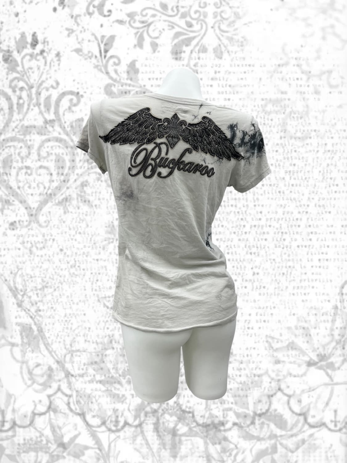 'Buckaroo' skull patchwork t-shirts 상품이미지5