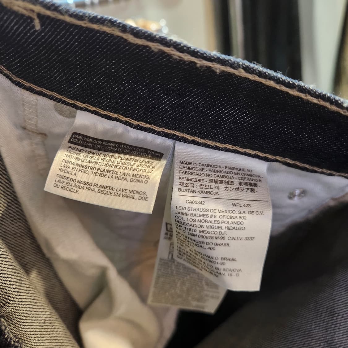 리바이스 511 슬림 스트레이트 데님 팬츠 상품이미지4