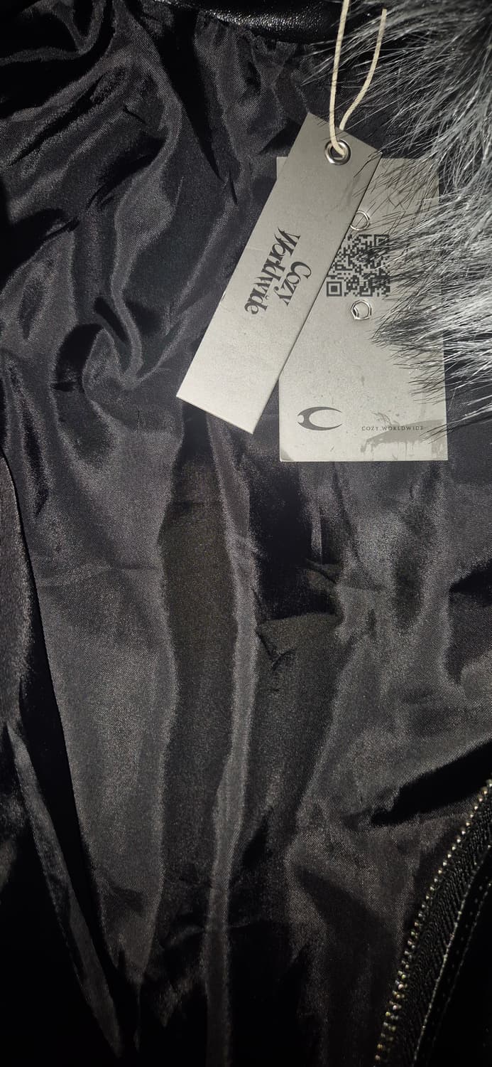 Cozy worldwide 코지 월드와이드 퍼트리밍 후드 레더재킷 상품이미지3