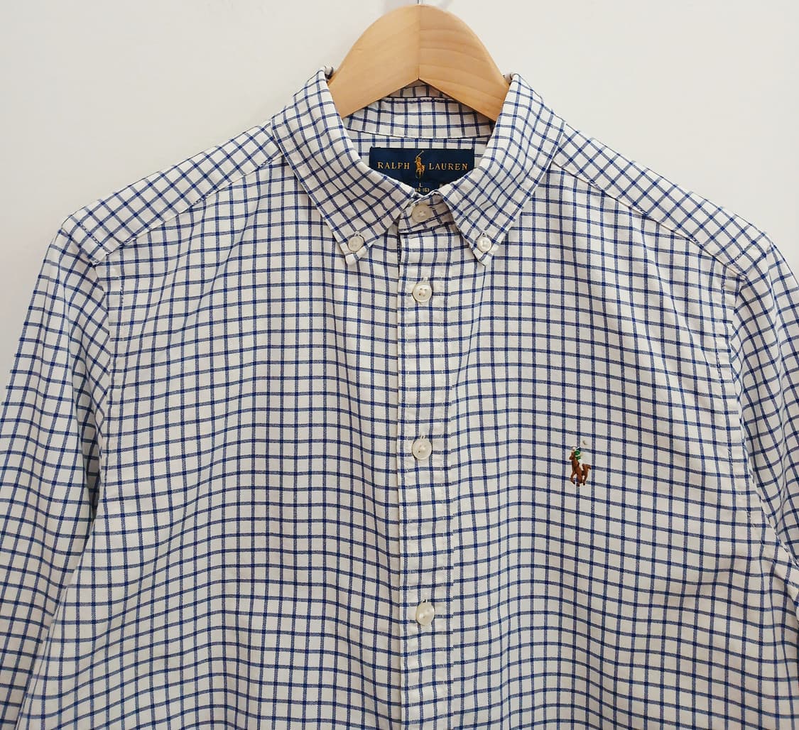 랄프롤렌폴로 버튼다운 체크셔츠 상품이미지2