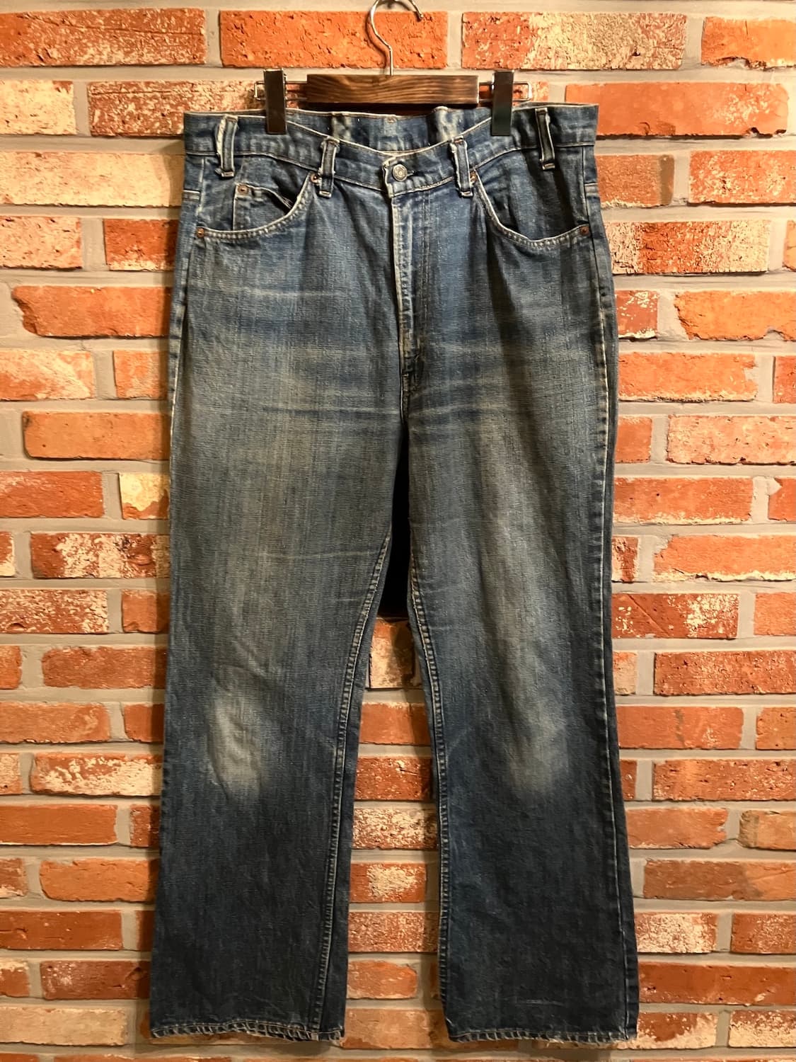 80s USA 빈티지 리바이스 517 오렌지탭 부츠컷 데님 팬츠 상품이미지2