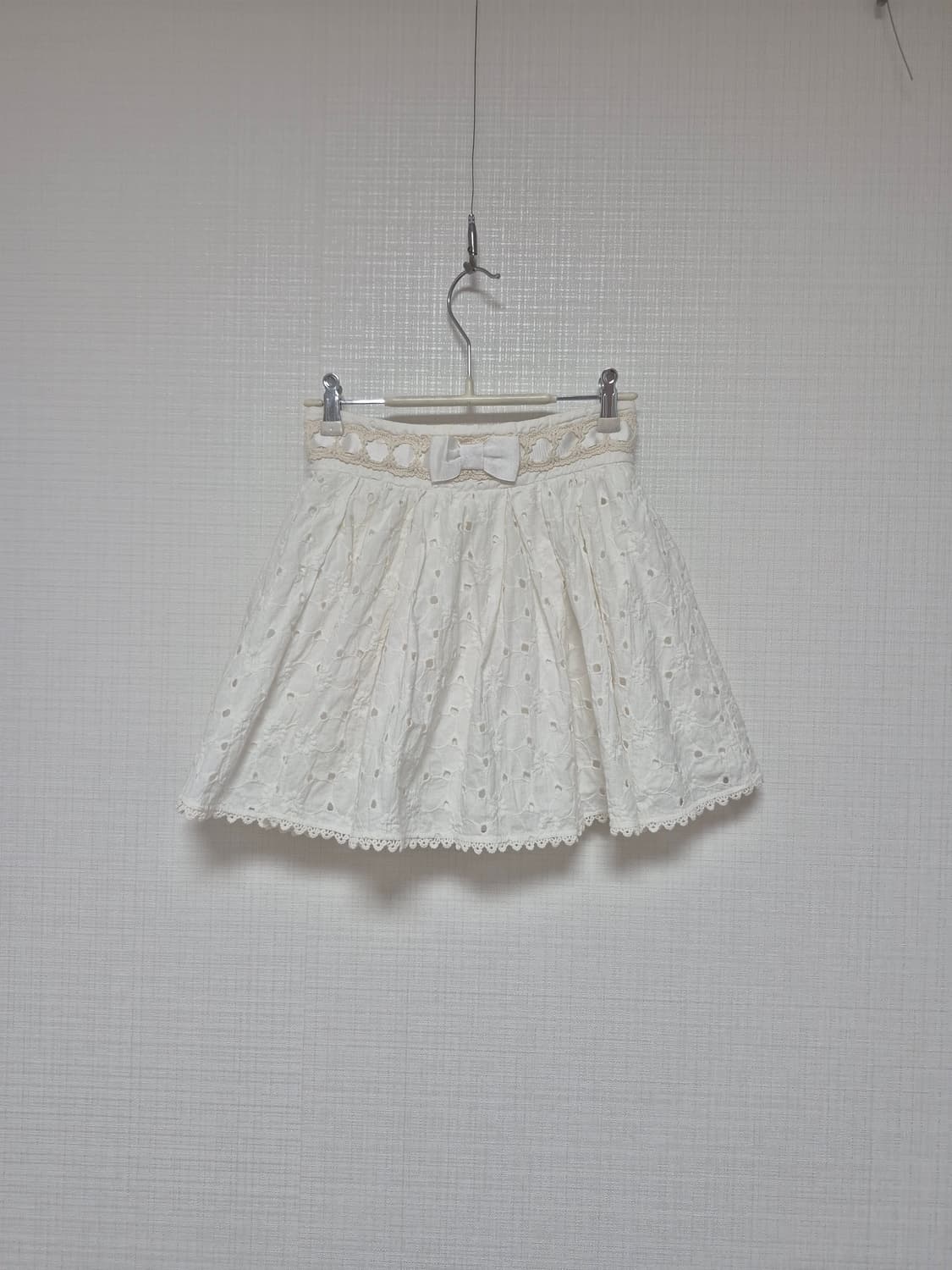 리즈리사  샘플 히메카지 레이스펀칭 셋업 오프화이트 상품이미지7