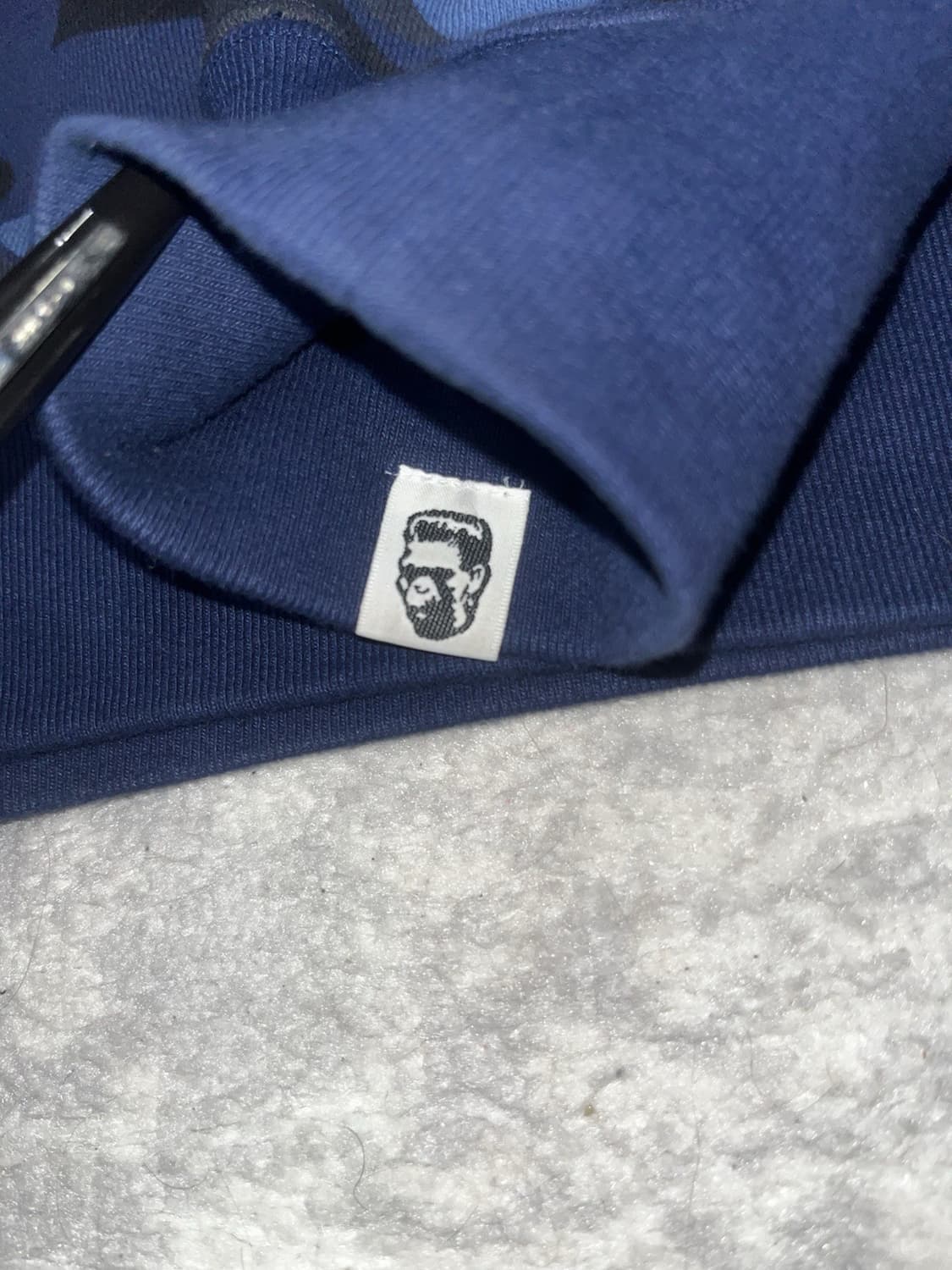 베이프 샤크 카모 후드집업 빨파 상품이미지5