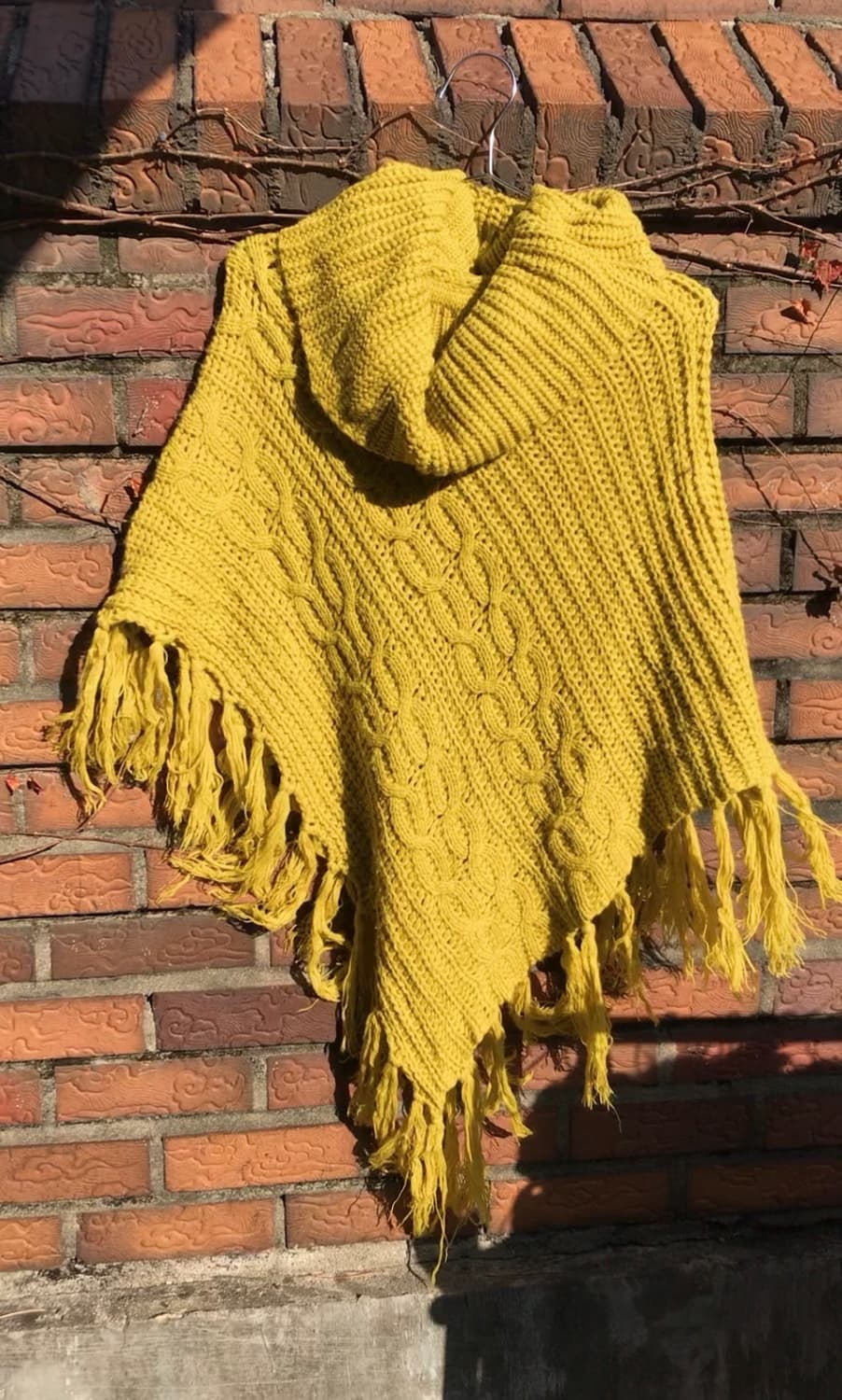 vintage tassel turtle neck cape 상품이미지1