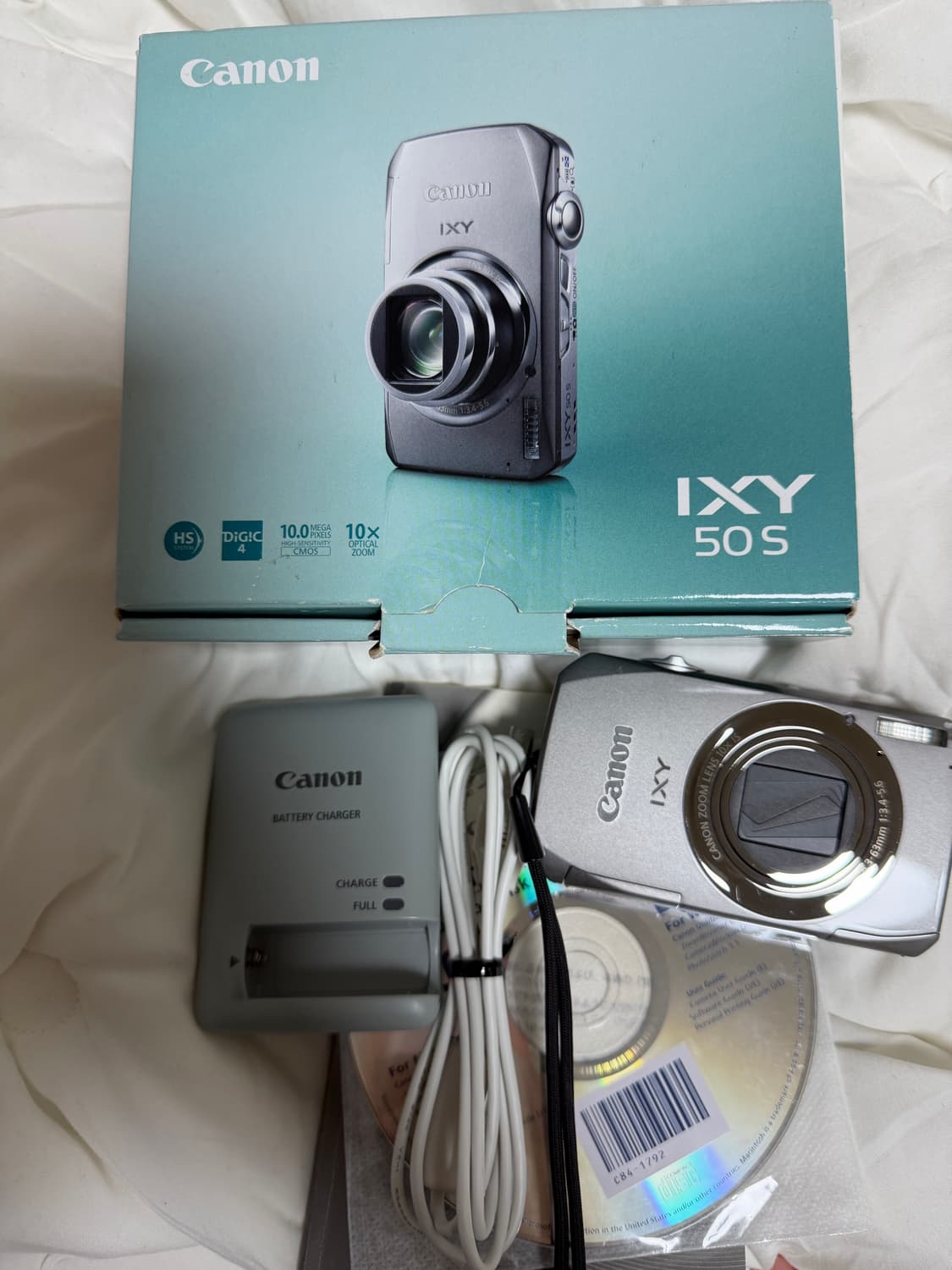 캐논 ixy 50s=ixus 1000s 카메라 디카 실버 풀박 미품🤍✨ 상품이미지1