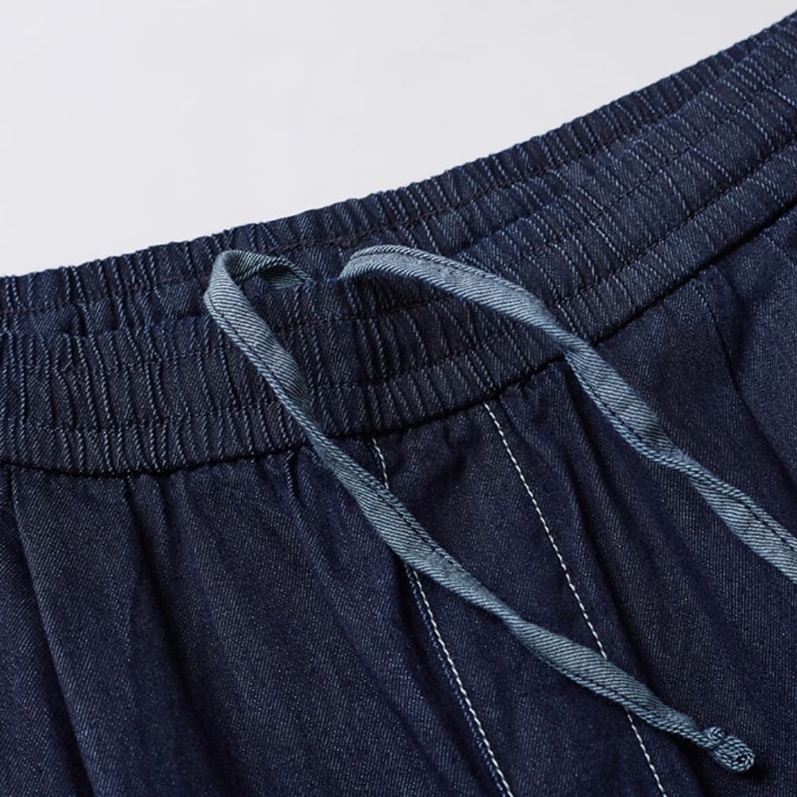 (새상품) SPAO스파오 와이드 밴딩 데님 청바지 네이비 상품이미지8