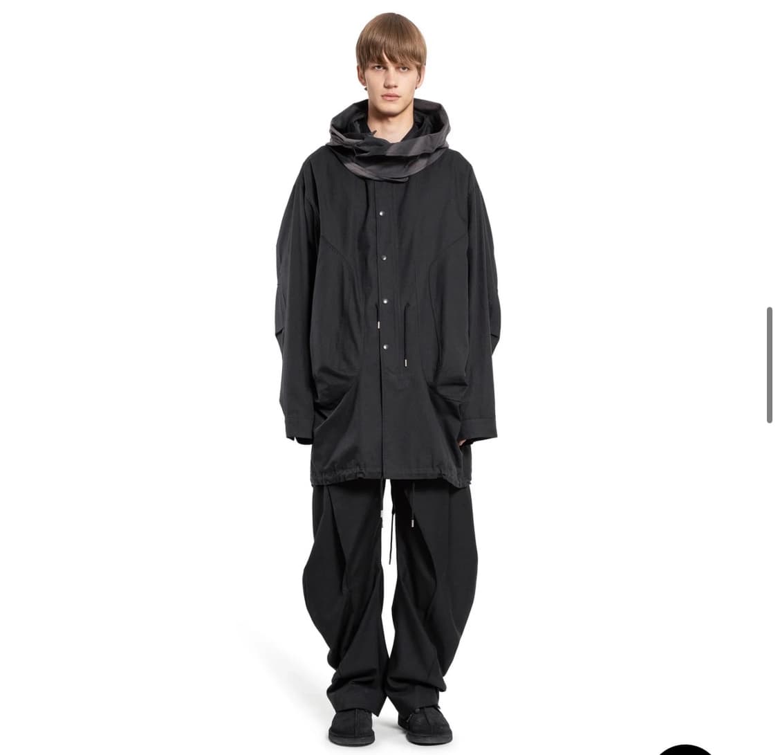 [M] 지용킴 선블리치 피쉬테일 코트 상품이미지3