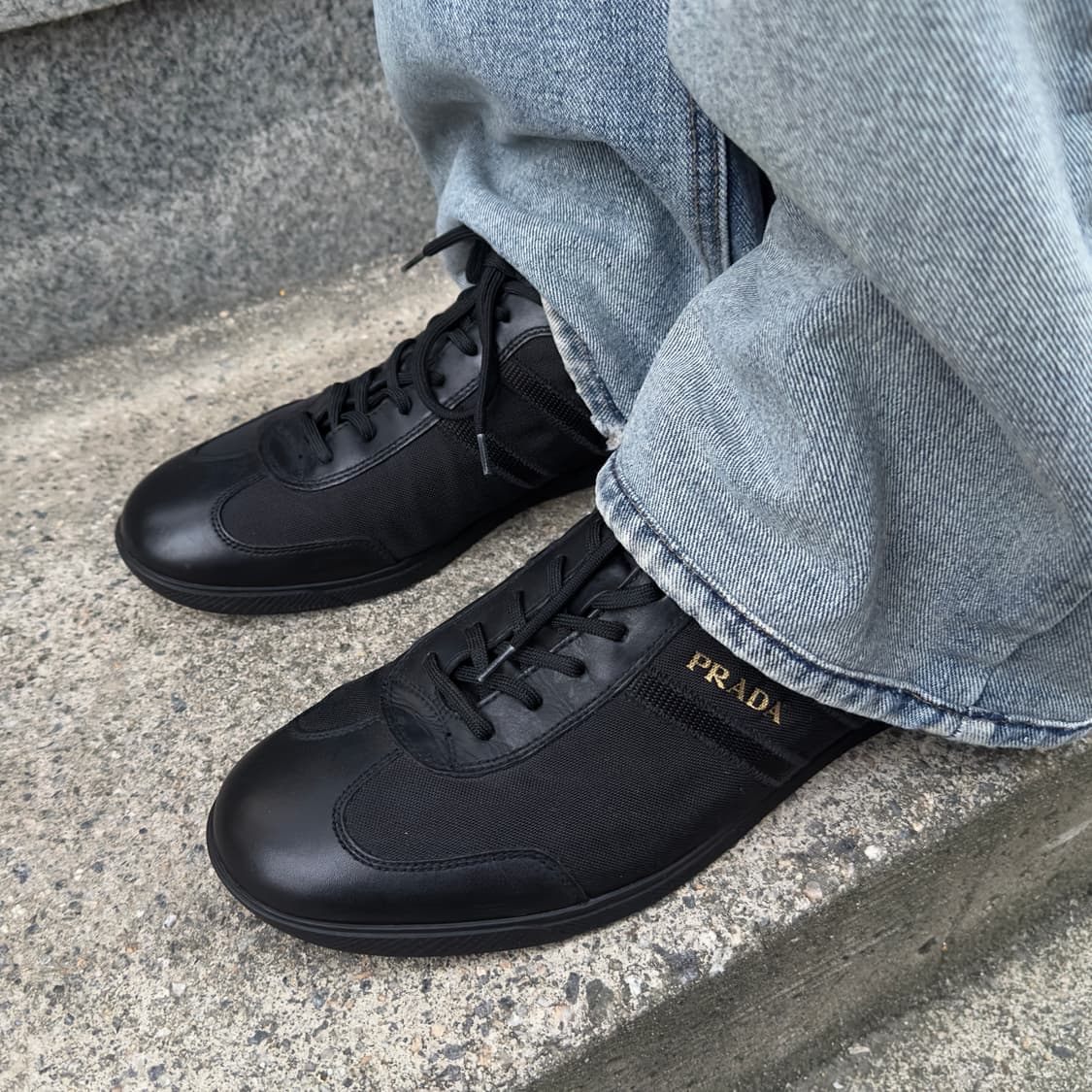 00s 블랙 프라다 스포츠 스니커즈 상품이미지9