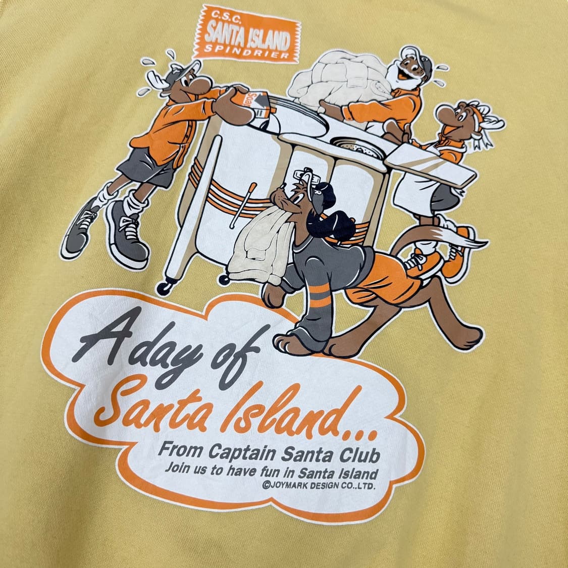 캡틴 산타 레몬 노랑 그래픽 맨투맨 상품이미지5