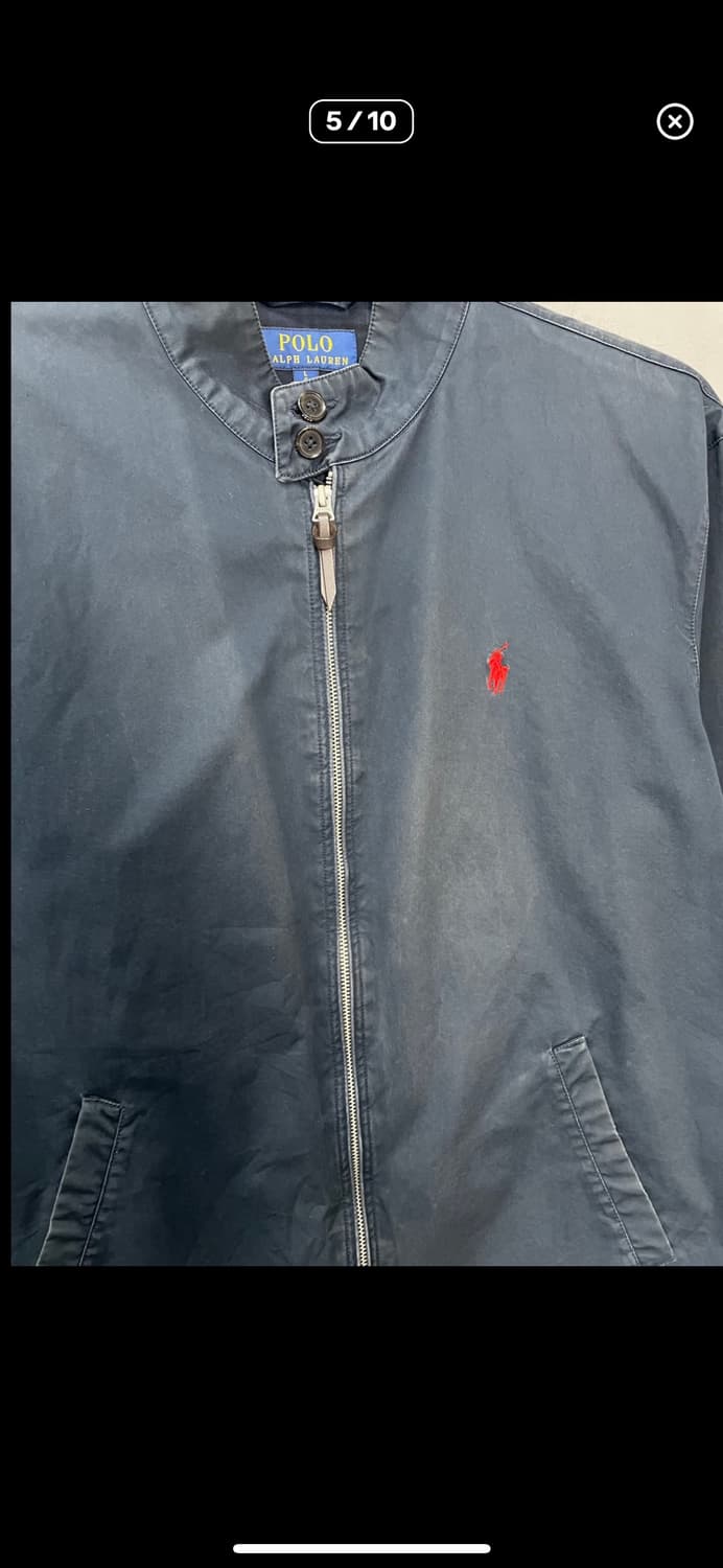 폴로랄프로렌 네이비코튼 트윌 바라쿠다 자켓 A2928 상품이미지5