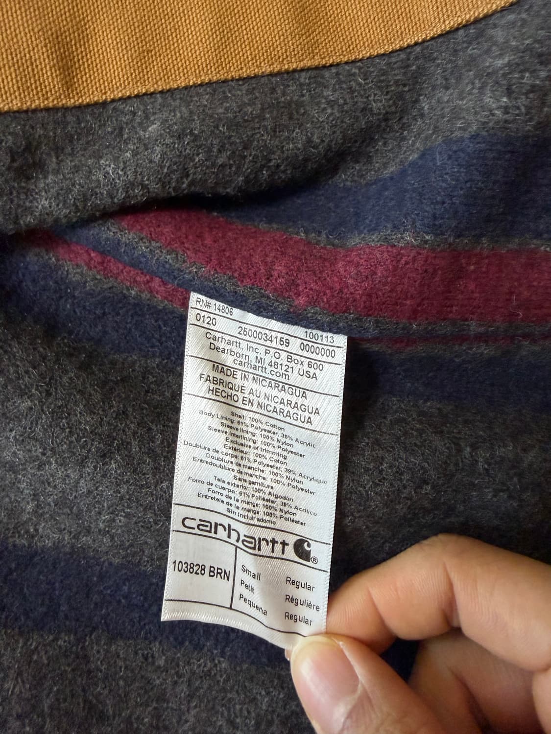 칼하트 디트로이트 자켓 s 상품이미지3