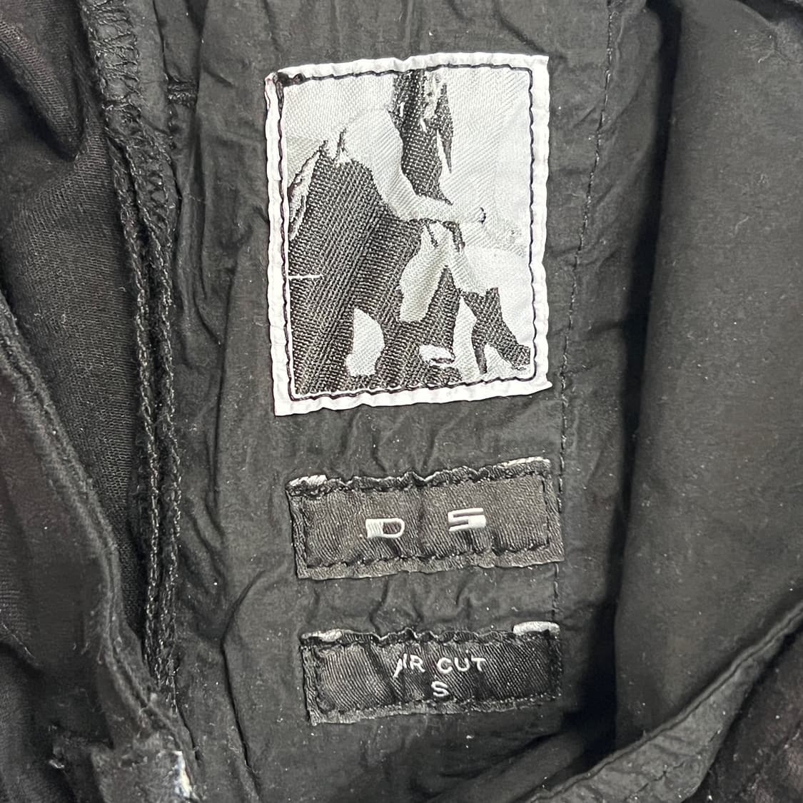 릭오웬스 14FW "MOODY" 다크쉐도우 에어컷 팬츠 블랙 상품이미지7