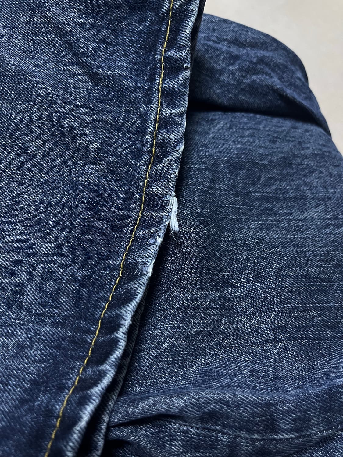 [M] 주앙옴므 리파인드 와이드 데님 빈티지블루 상품이미지4