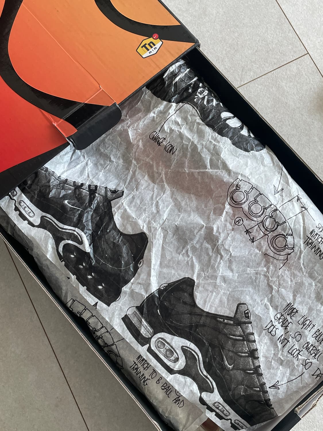 [290] 나이키 에어맥스 플러스 TN 선셋 오렌지 OG 상품이미지4