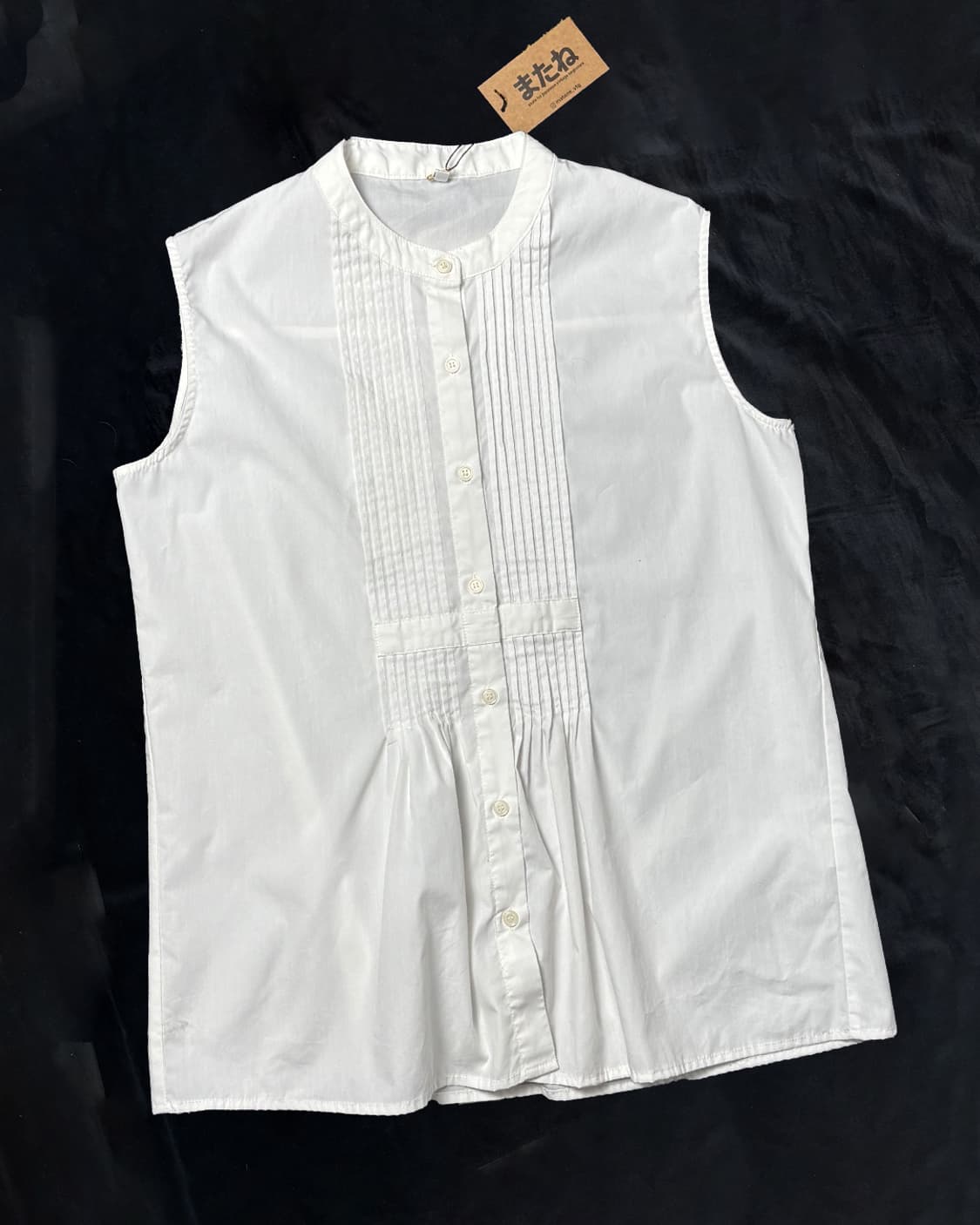 일본빈티지 나시형 레이어드 셔츠 상품이미지1