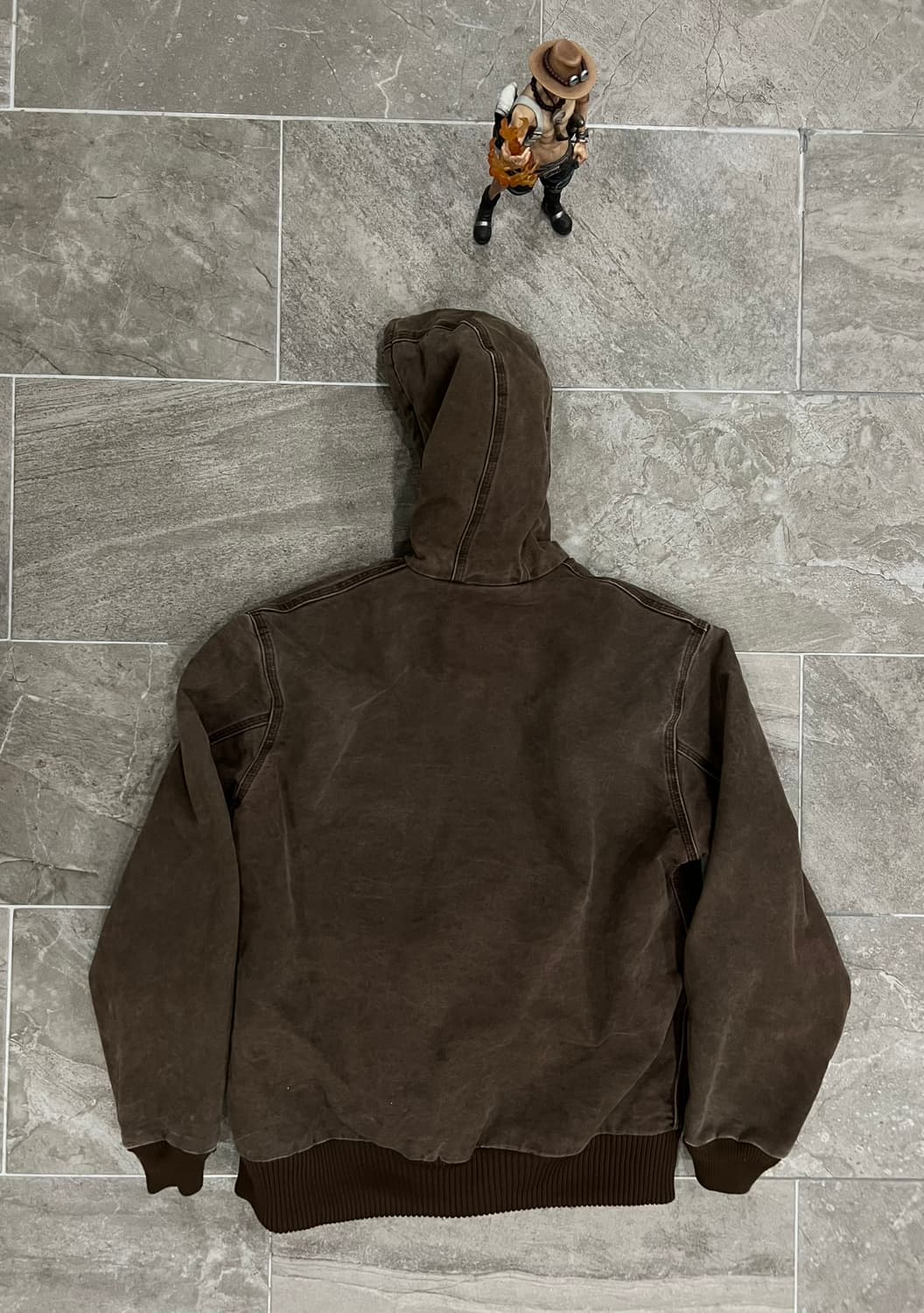 (M) 칼하트 덕 액티브 후드자켓 J130 CHT 체스트넛 상품이미지2