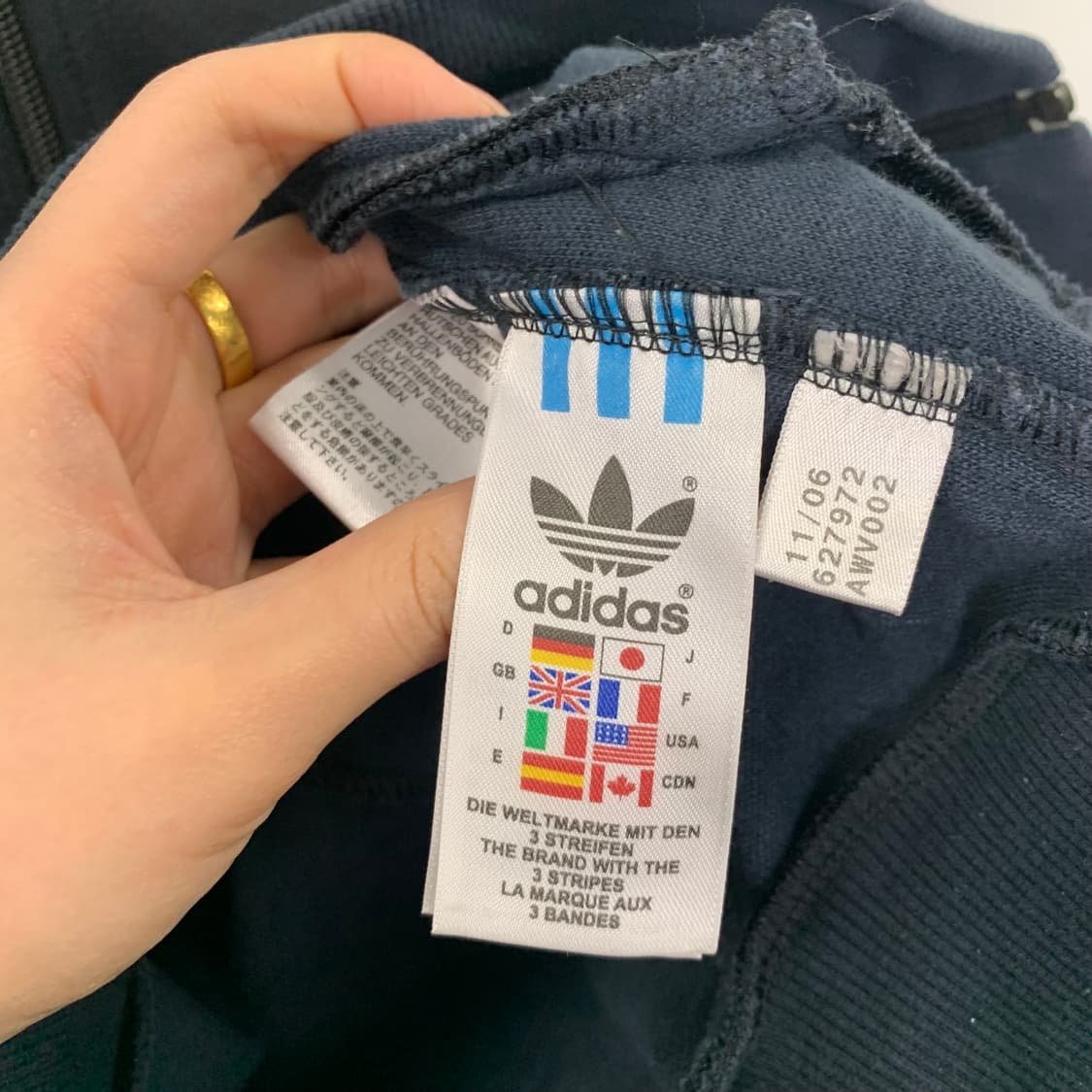 아디다스 블랙 트랙탑 져지 상품이미지7