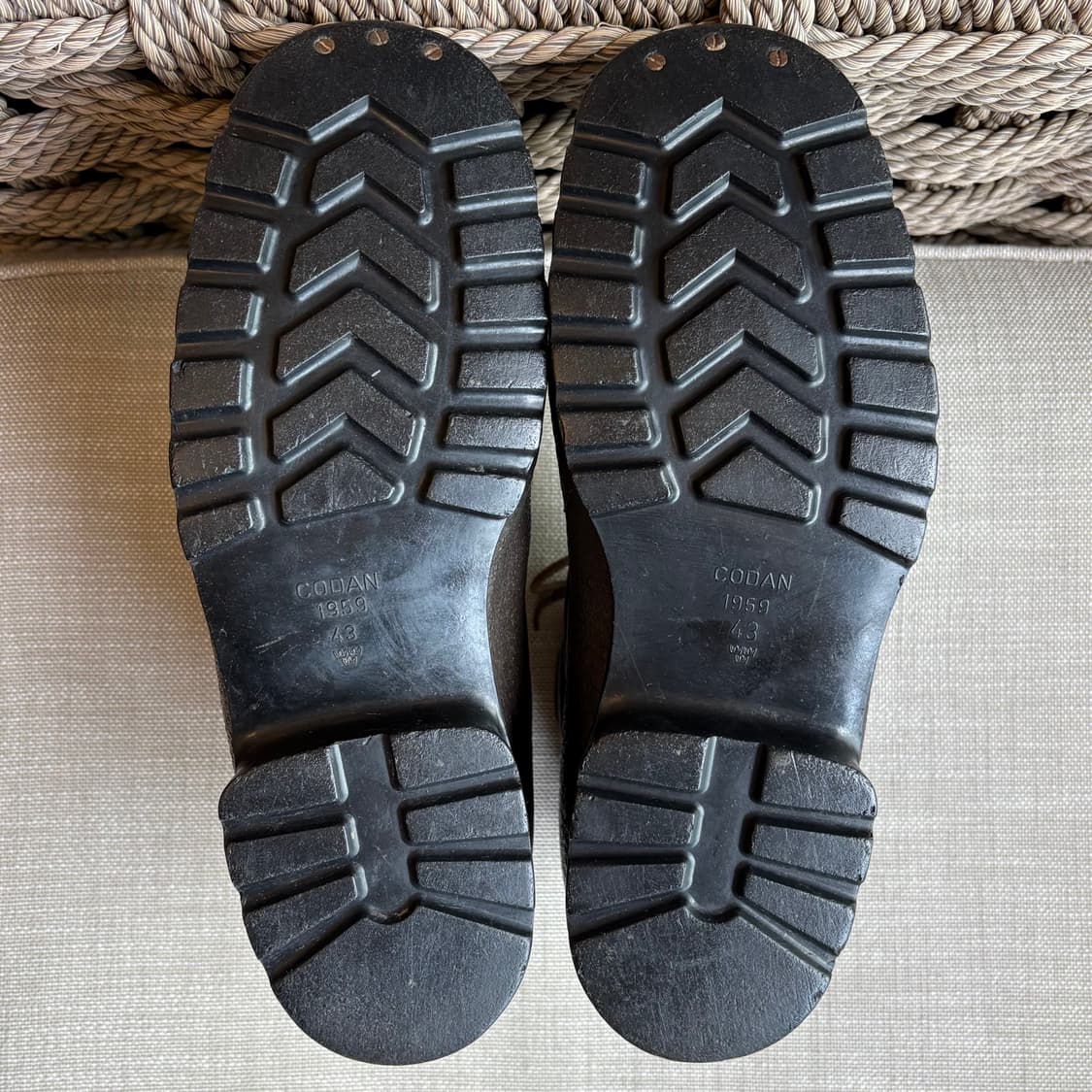 [43B] 40s WWll Swedish Army 컴뱃 부츠 상품이미지7