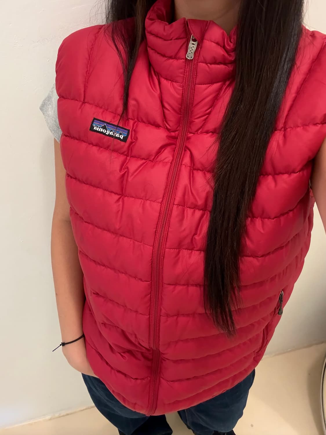 파타고니아 경량 패딩조끼 맨즈 M 상품이미지2