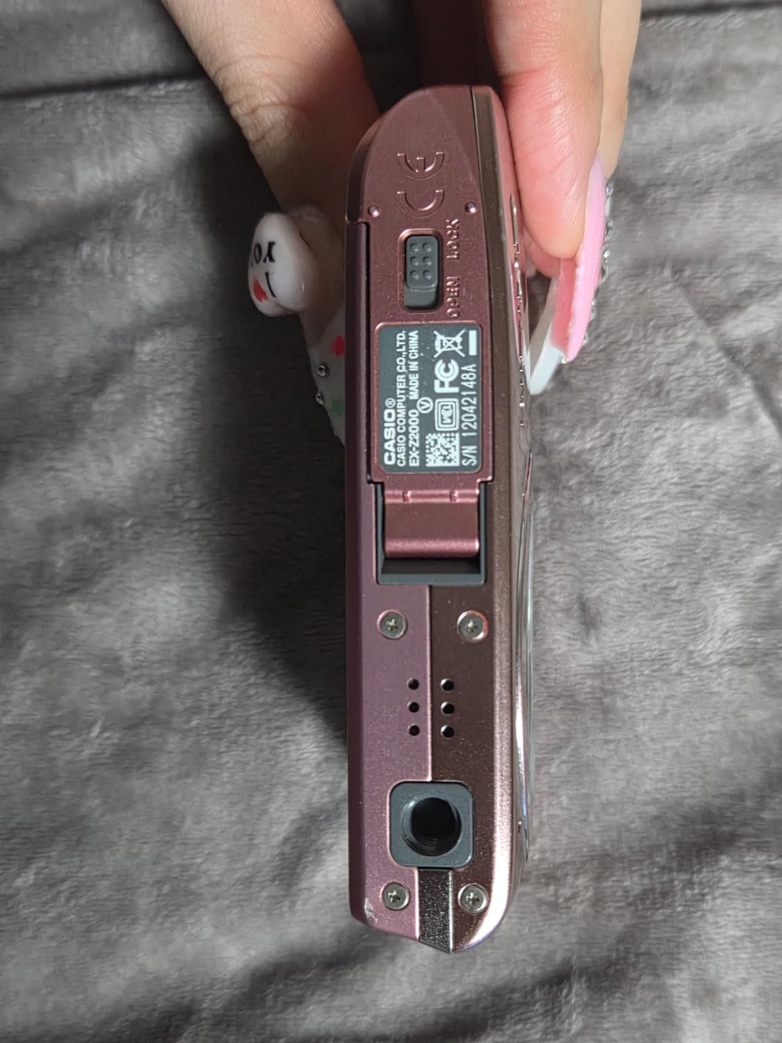 카시오 엑슬림 z2000 핑크 작례O 상품이미지4