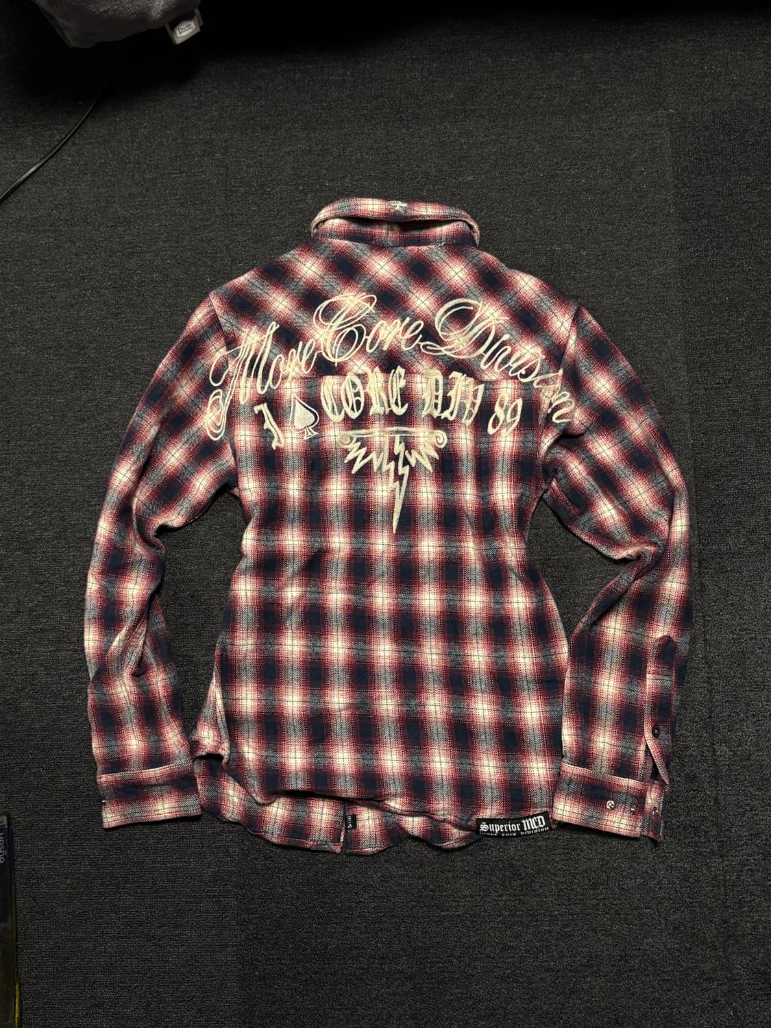 Y2K rock Punk flannel shirt 상품이미지1