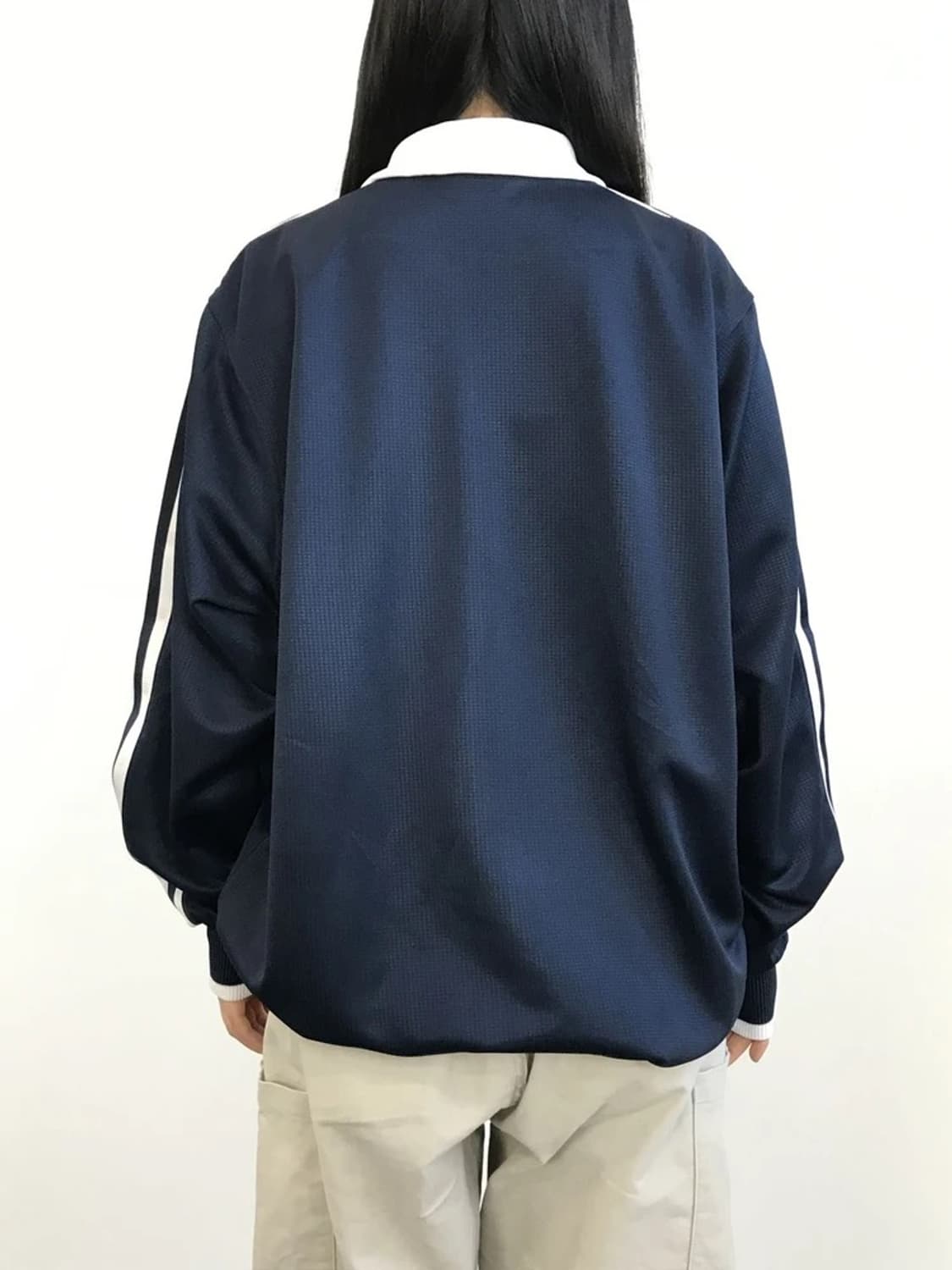 Adidas Navy 3-Stripe Track Jacket 상품이미지3