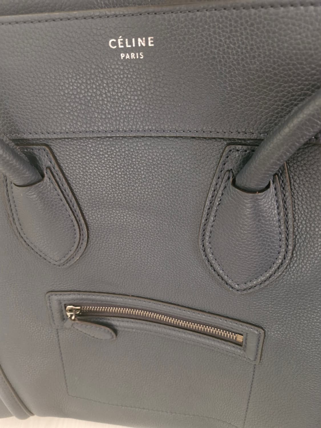 셀린느 러기지 미디엄 네이비 토트백 상품이미지7