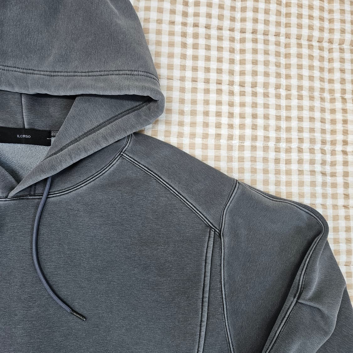 일꼬르소 오버핏 후드티 남자100 상품이미지3
