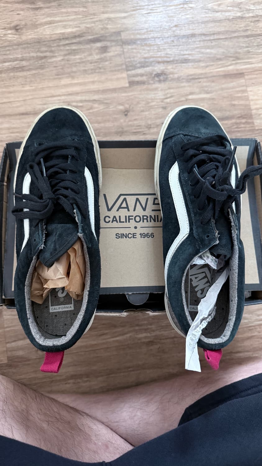 반스 캘리포니아 스웨이드 블랙 운동화 상품이미지2