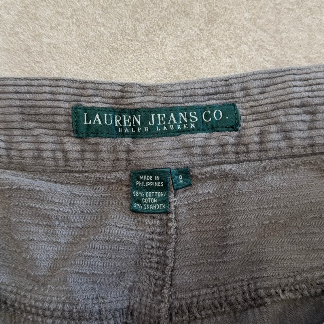 로렌 랄프로렌 부츠컷 코듀로이 팬츠 상품이미지3