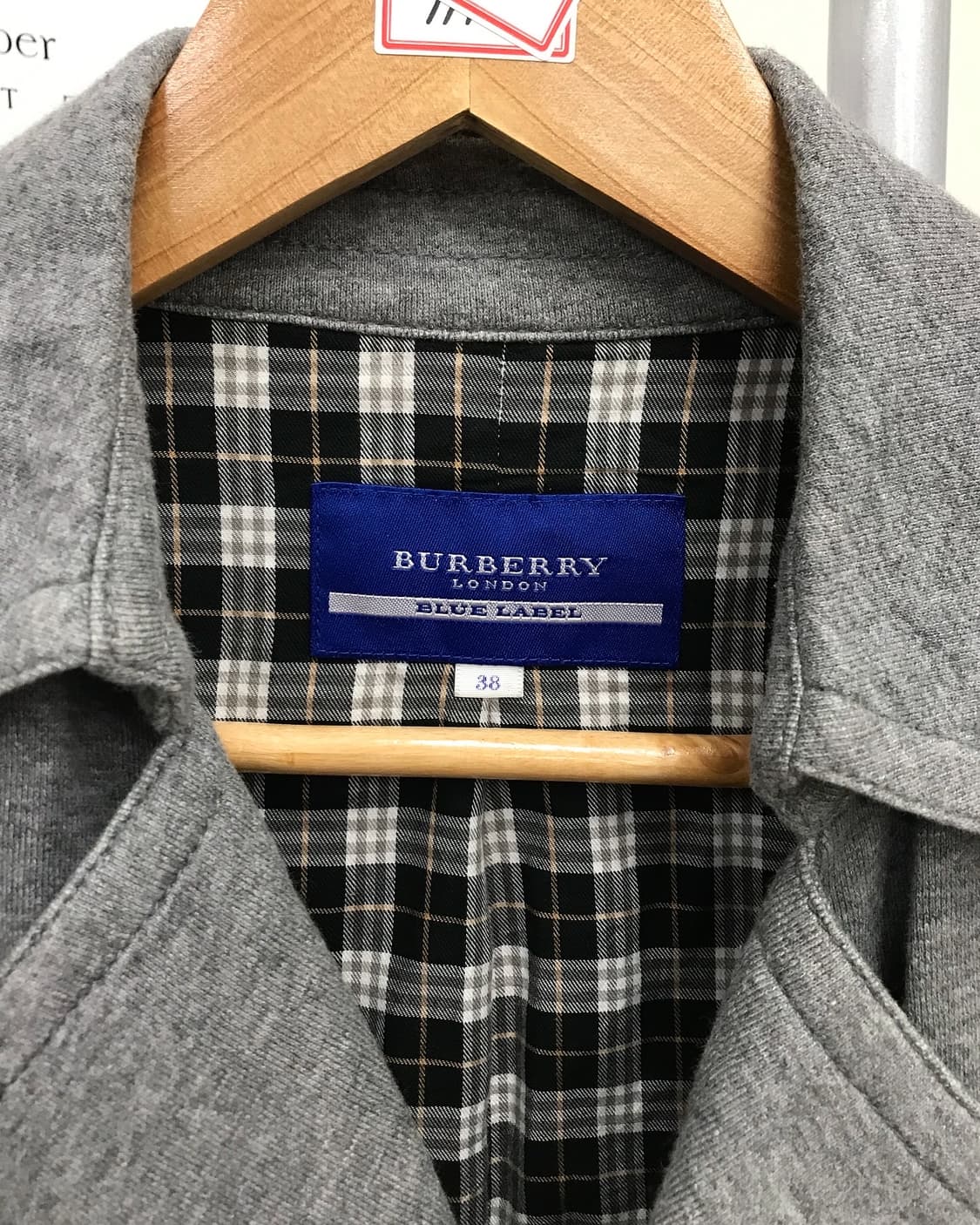 버버리 로고 코튼 라이더 자켓 상품이미지3