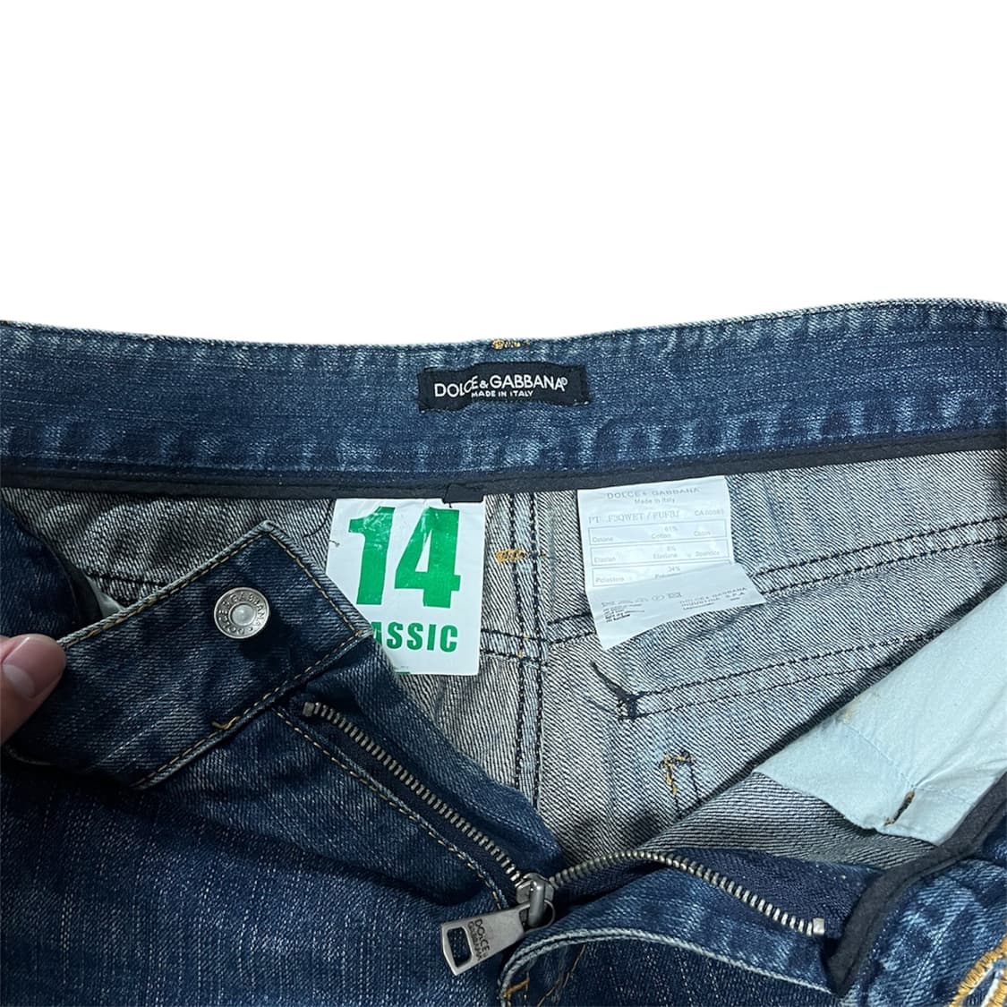 Dolce & Gabbana [14Classic]크로코 패치 데미지 데님 상품이미지4