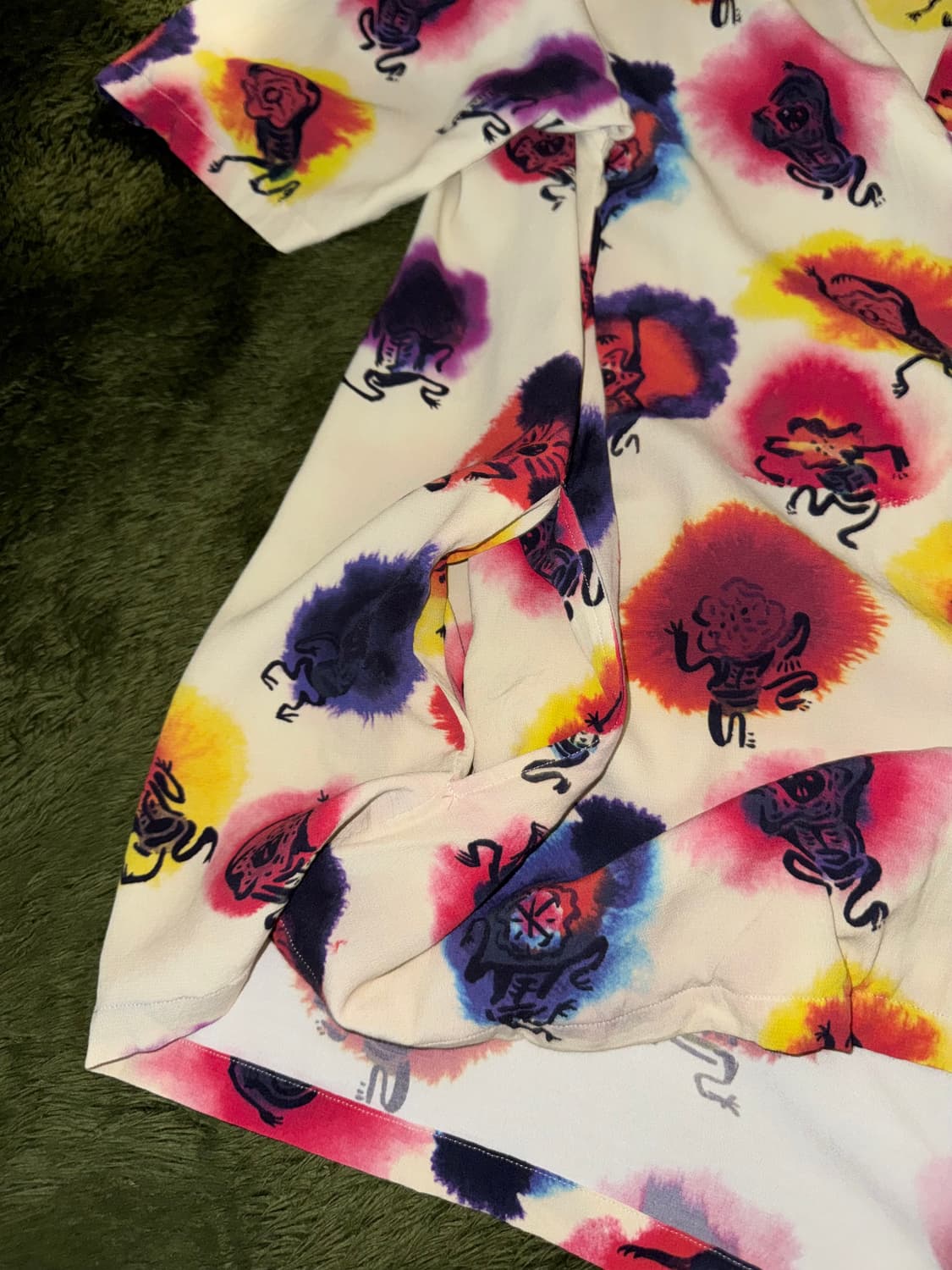 [XL] 사스콰치패브릭스 카신 레이온 오픈 카라 하프 셔츠 상품이미지7