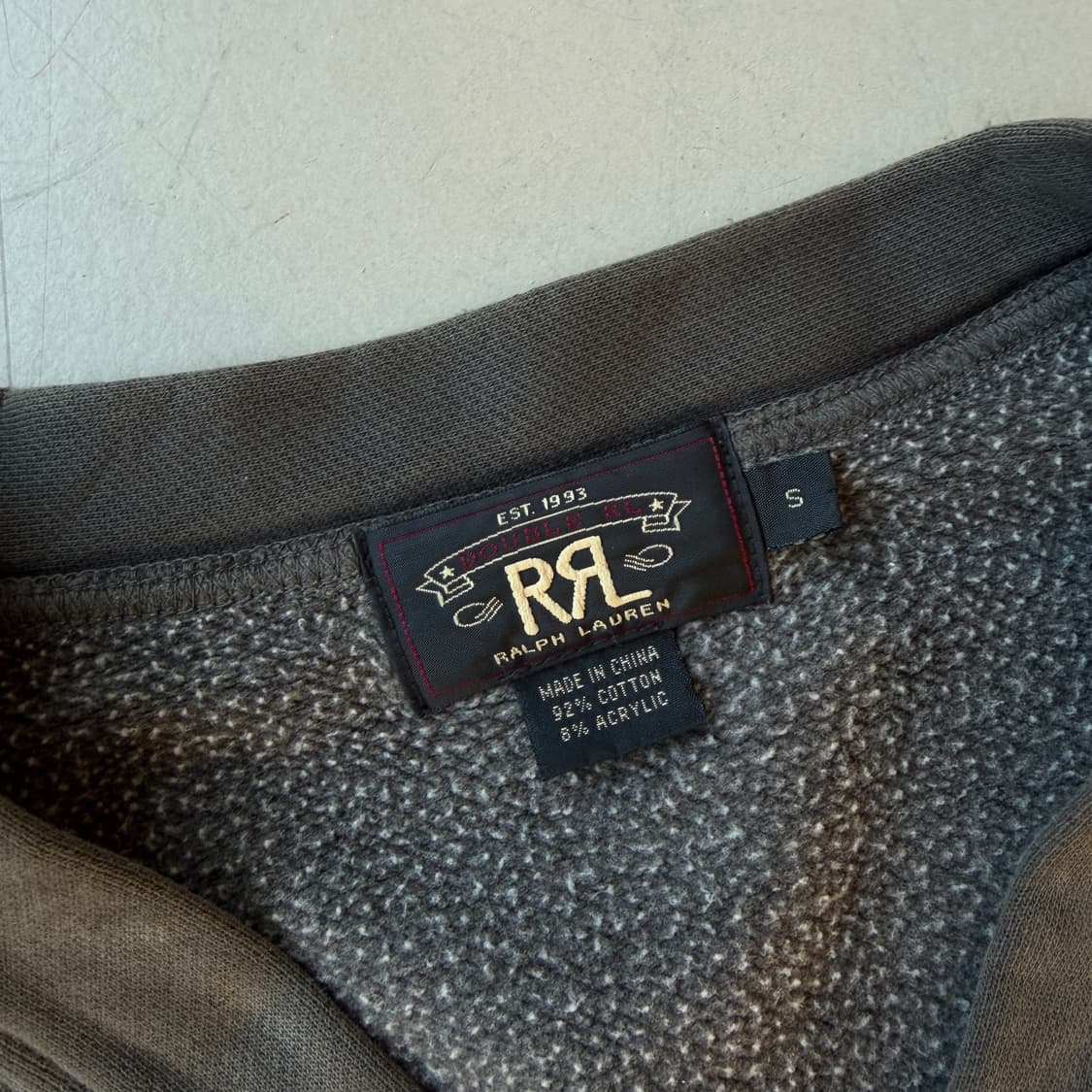 RRL 가먼트다잉 스웻 가디건 상품이미지6