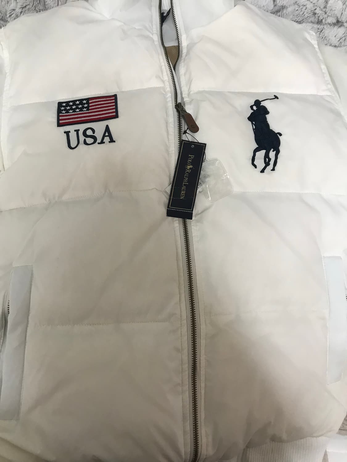 폴로 빅포니 성조기 패딩 상품이미지2